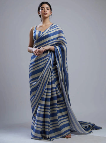 Soft Colors Designs of Japan Satin Saree With Satin Printed Blouse Piece