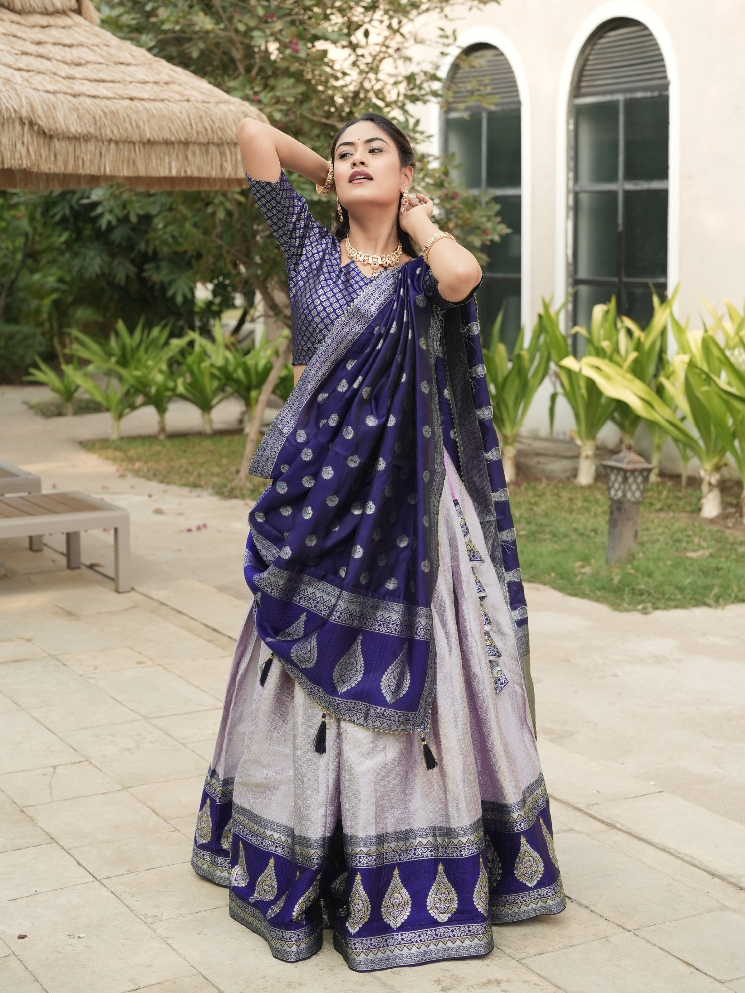 Silk Pattu Kanchipuram Silk Lehenga