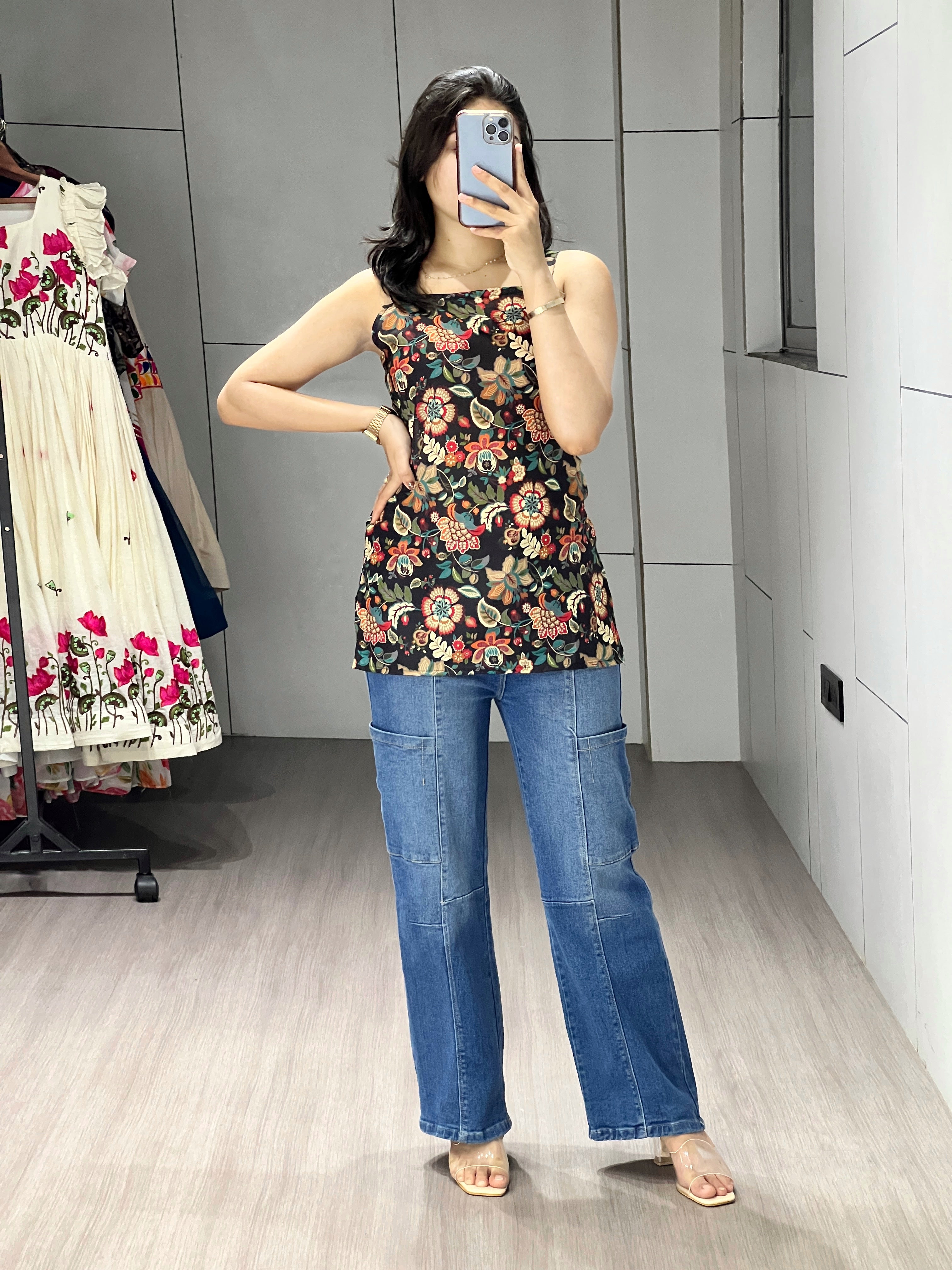 Letest Trending Collection Printed Short Tunic