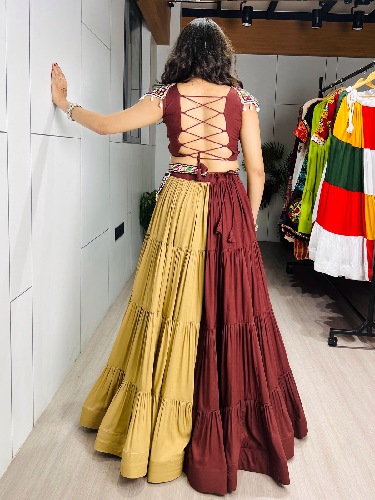 Classic Chocolate Color Chaniya Choli