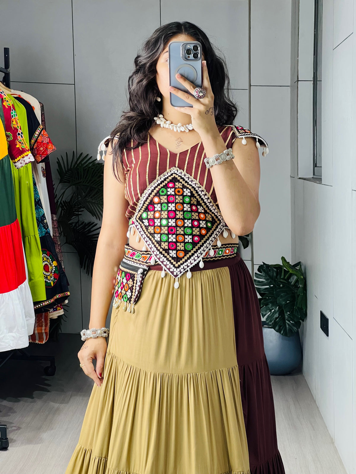 Classic Chocolate Color Chaniya Choli