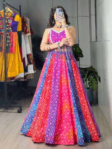 Beautiful Navratri Chaniya Choli For Multicolor