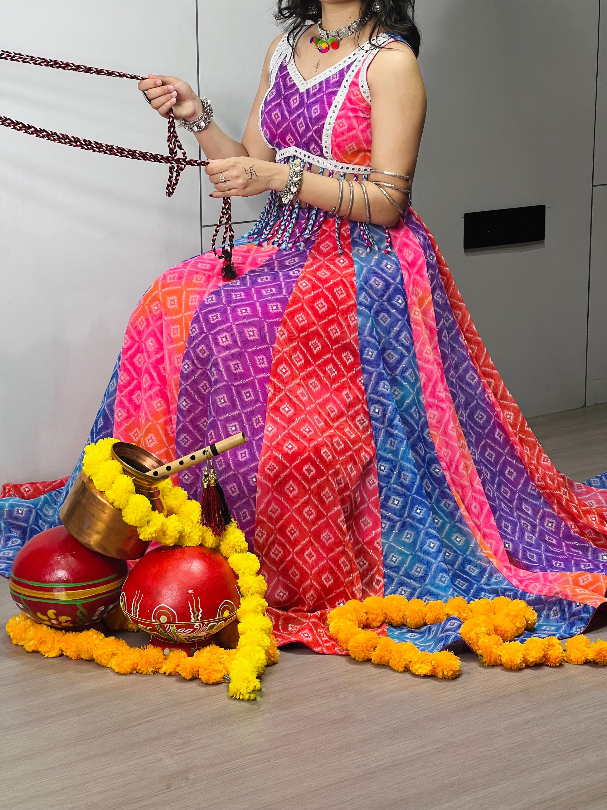 Beautiful Navratri Chaniya Choli For Multicolor