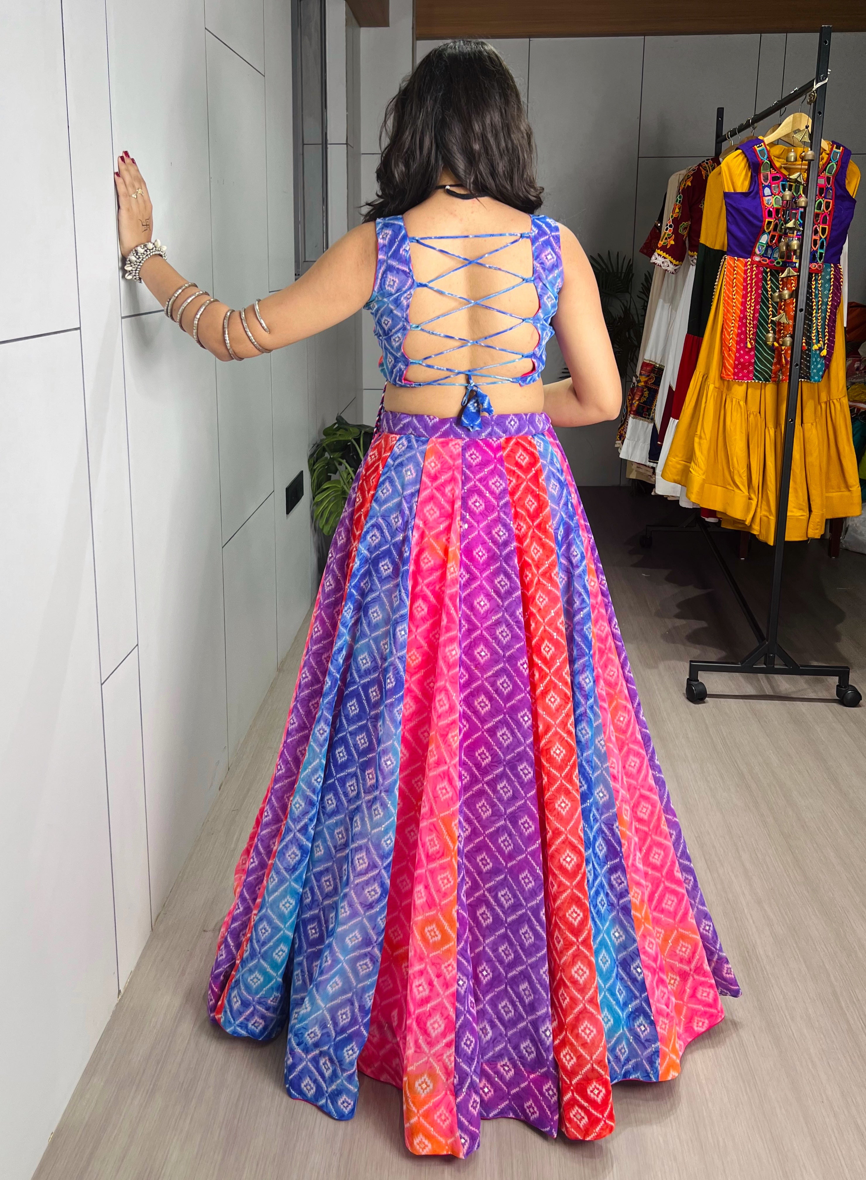 Beautiful Navratri Chaniya Choli For Multicolor