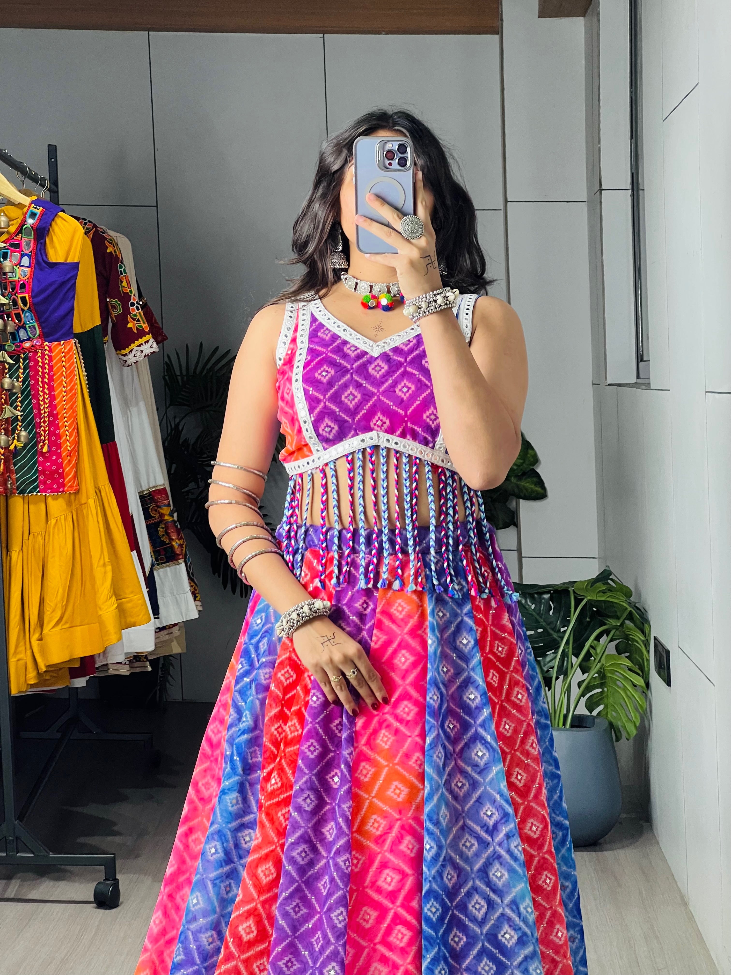 Beautiful Navratri Chaniya Choli For Multicolor