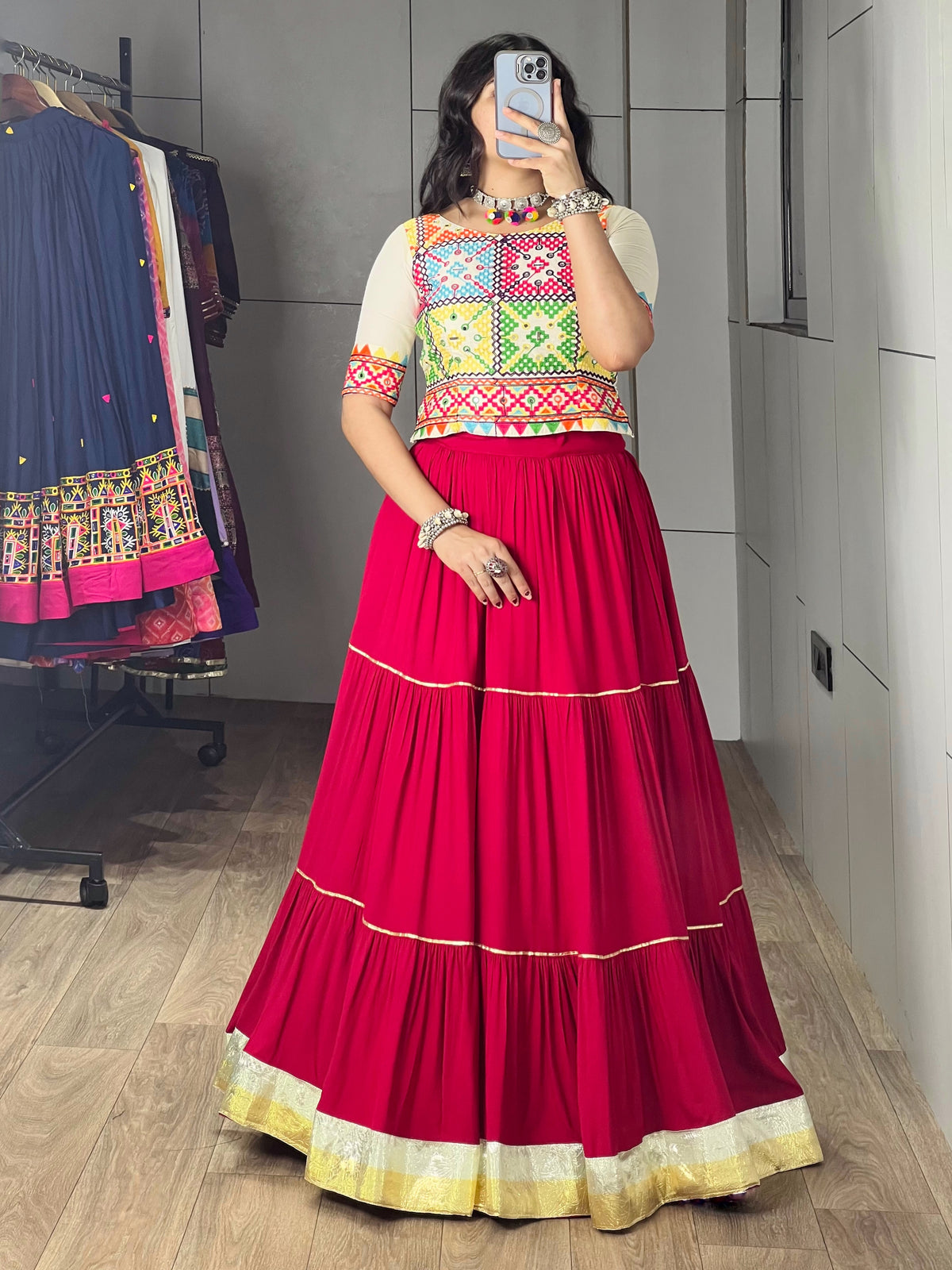 Traditional Gujarati Garba Chaniya Choli