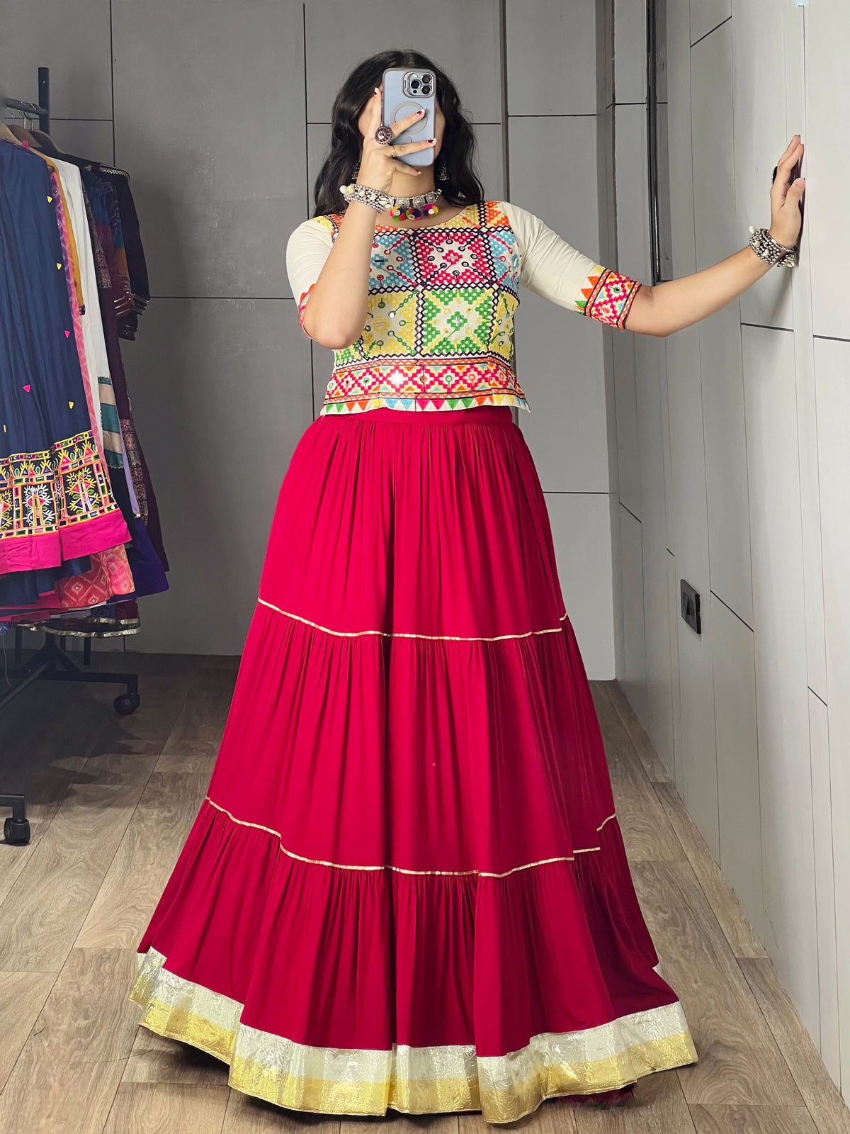 Traditional Gujarati Garba Chaniya Choli