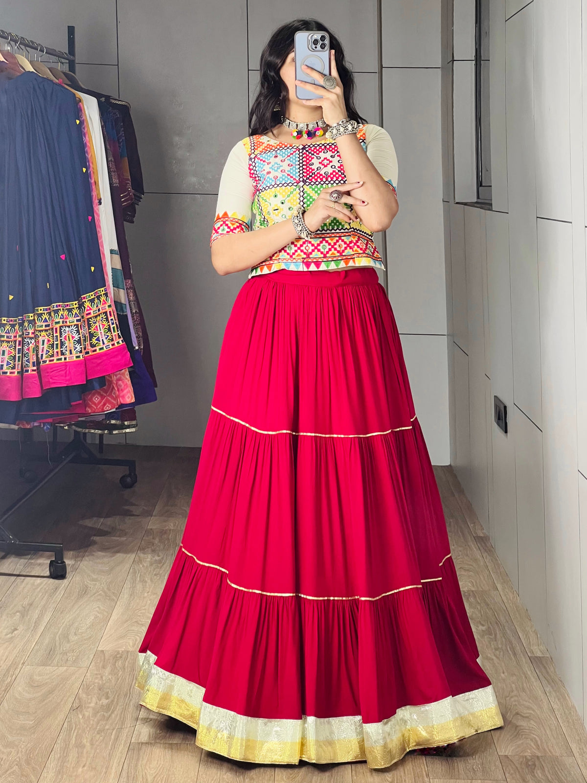 Traditional Gujarati Garba Chaniya Choli