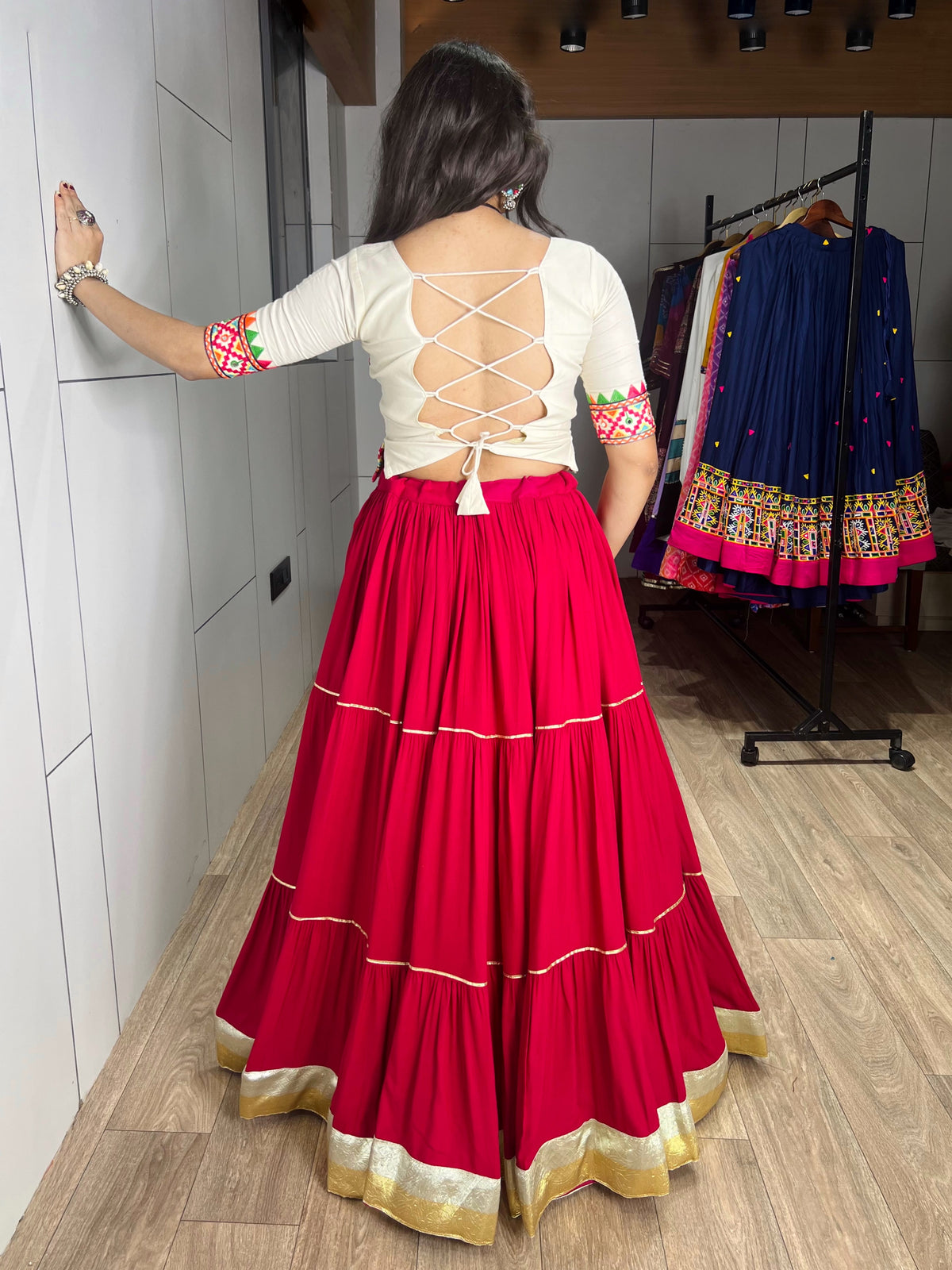 Traditional Gujarati Garba Chaniya Choli