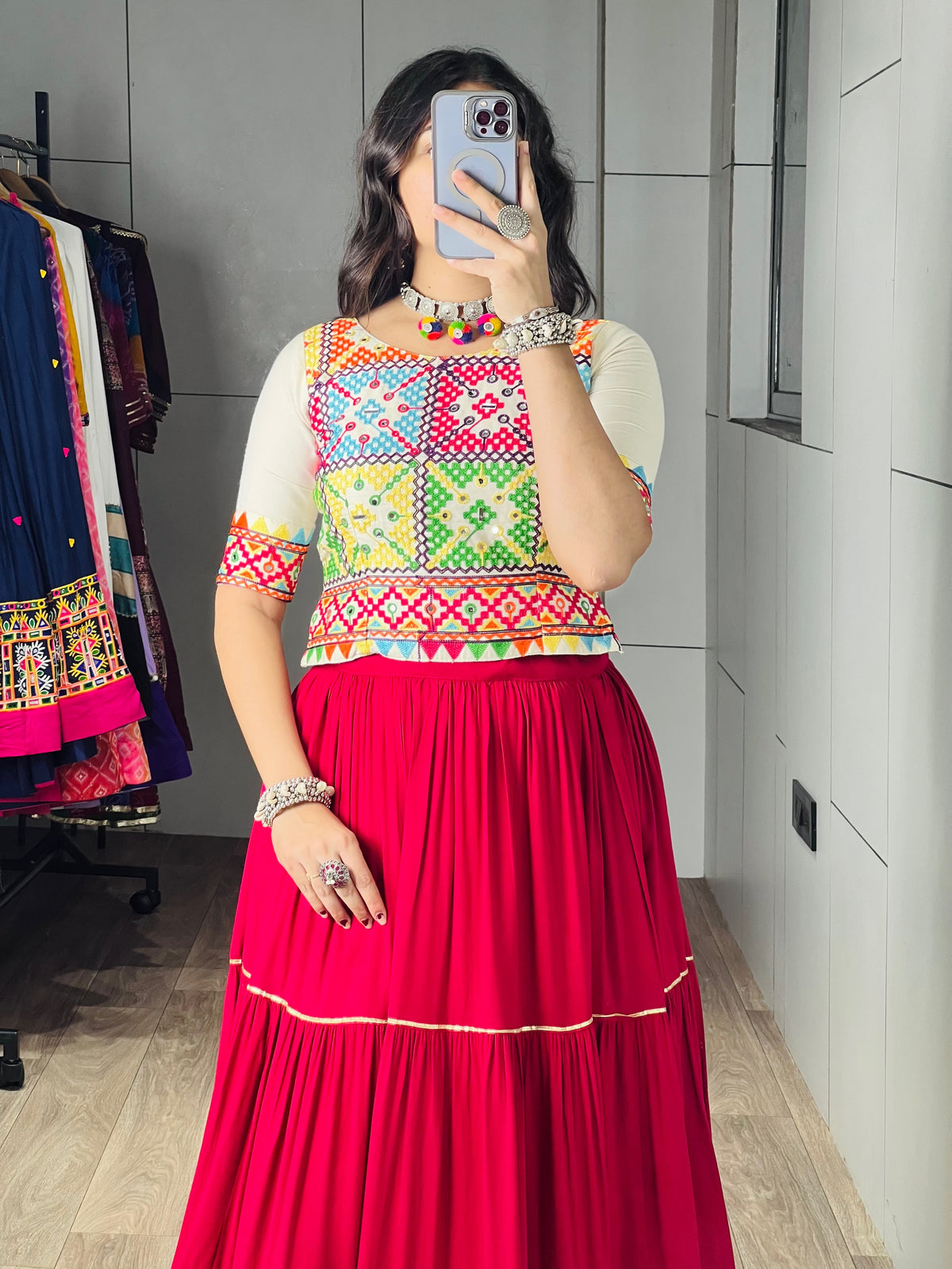 Traditional Gujarati Garba Chaniya Choli