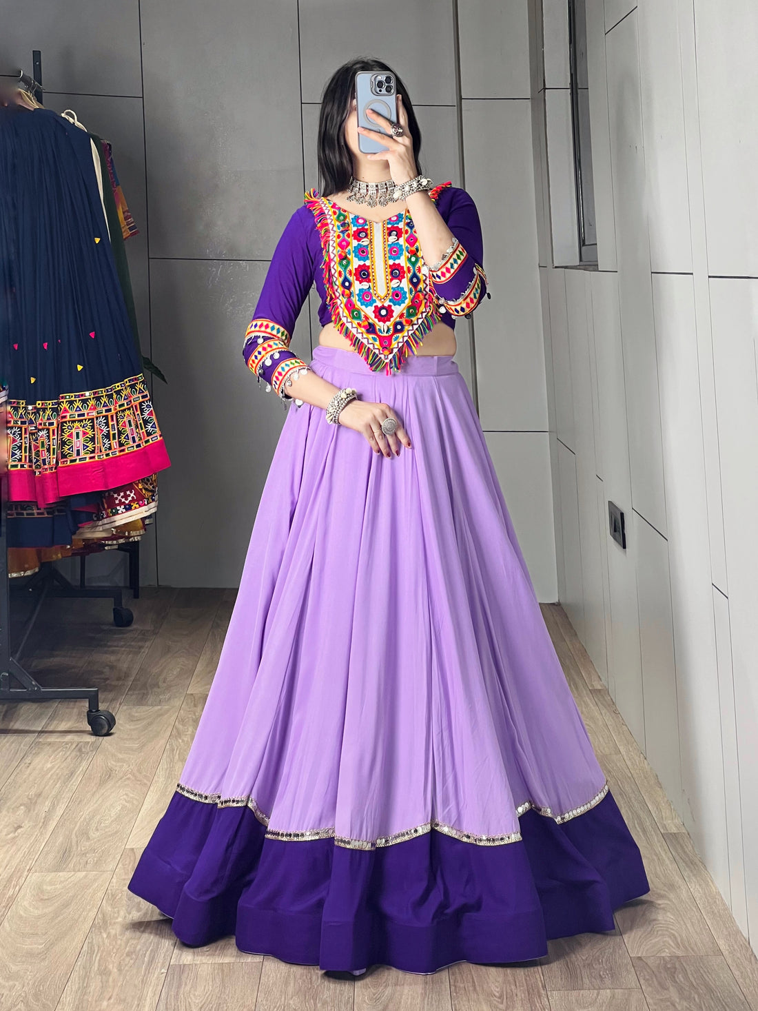 Designer Chaniya Choli for Navratri and Garba - Lehenga Choli