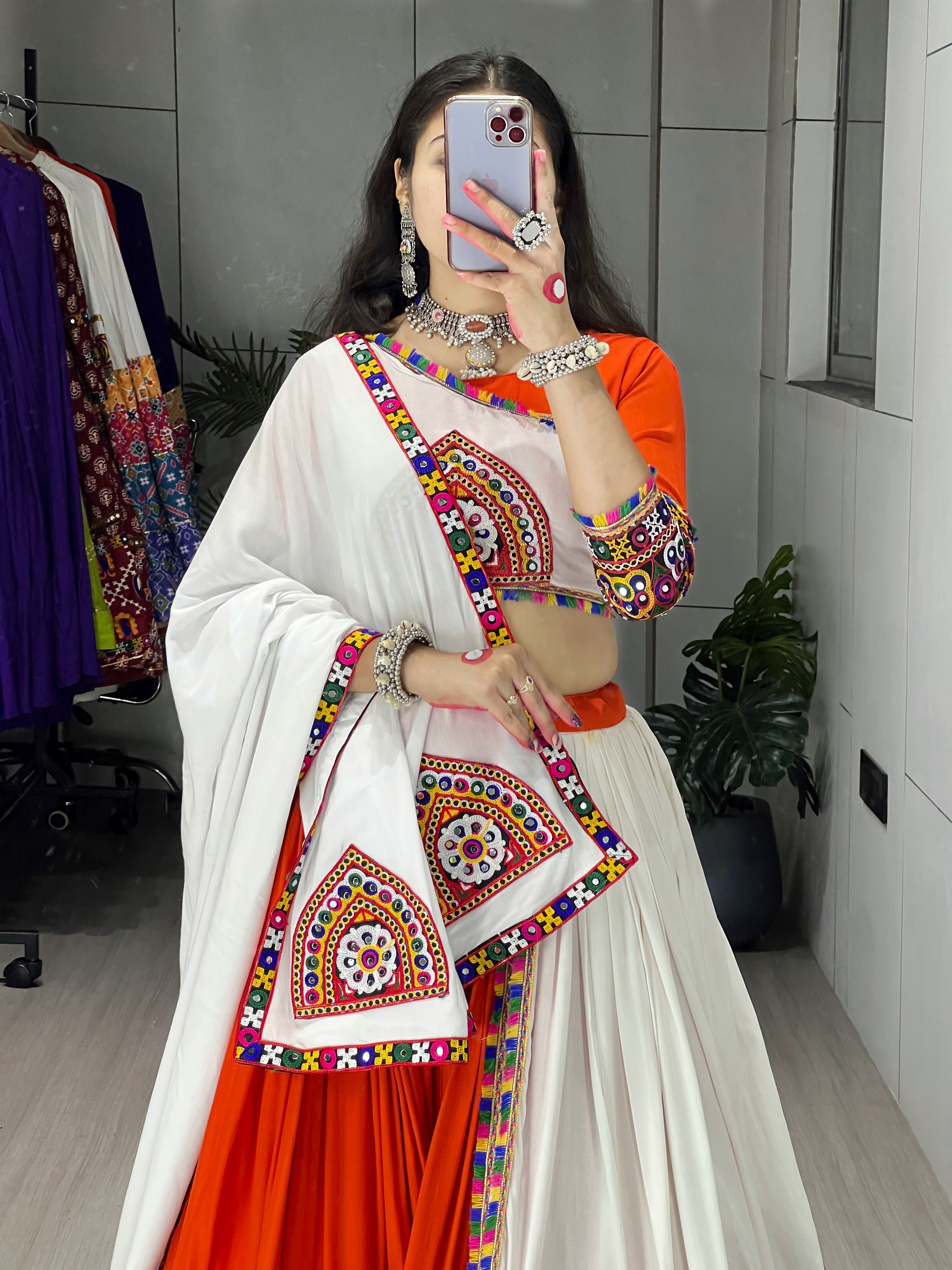 Women Pure Rayon Cotton Lehenga Choli Sets