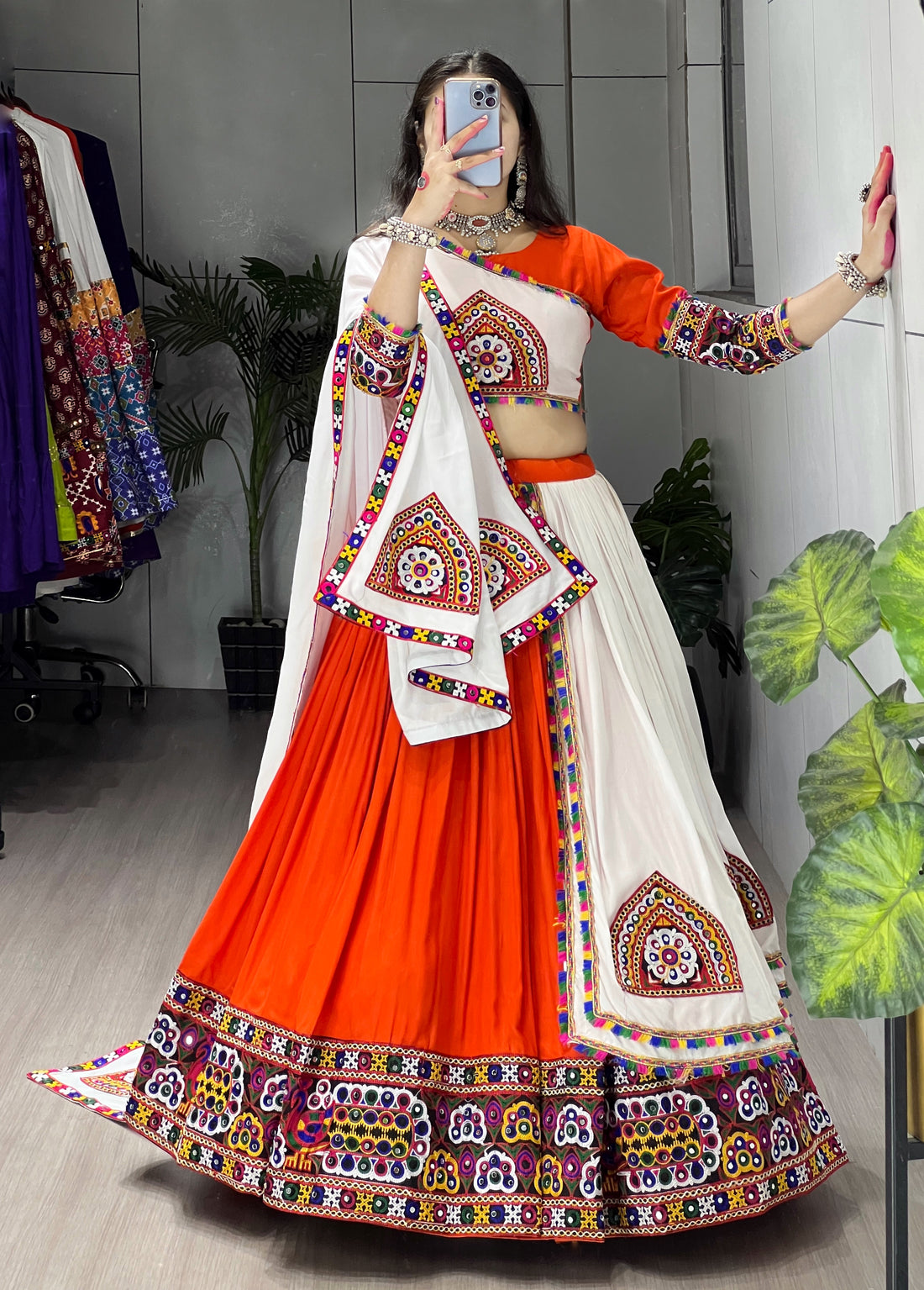 Women Pure Rayon Cotton Lehenga Choli Sets