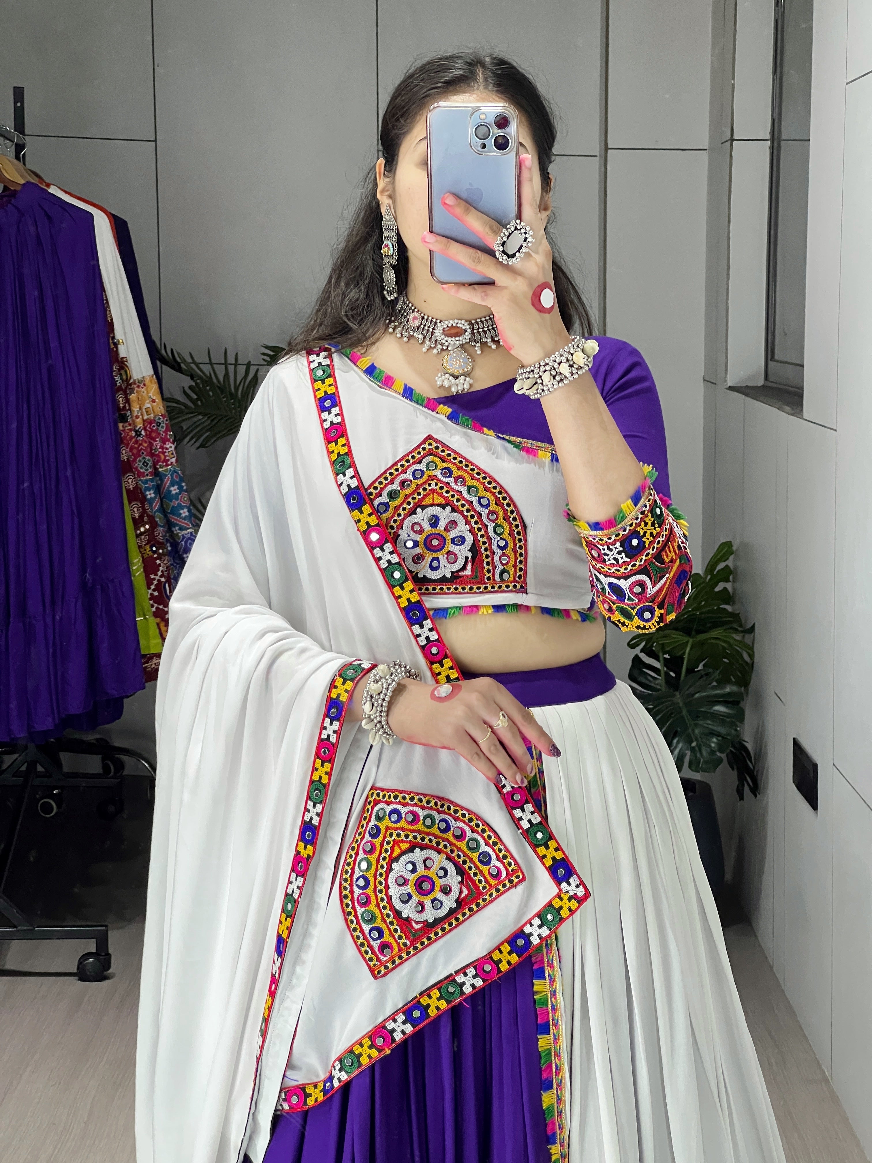 Women Pure Rayon Cotton Lehenga Choli Sets