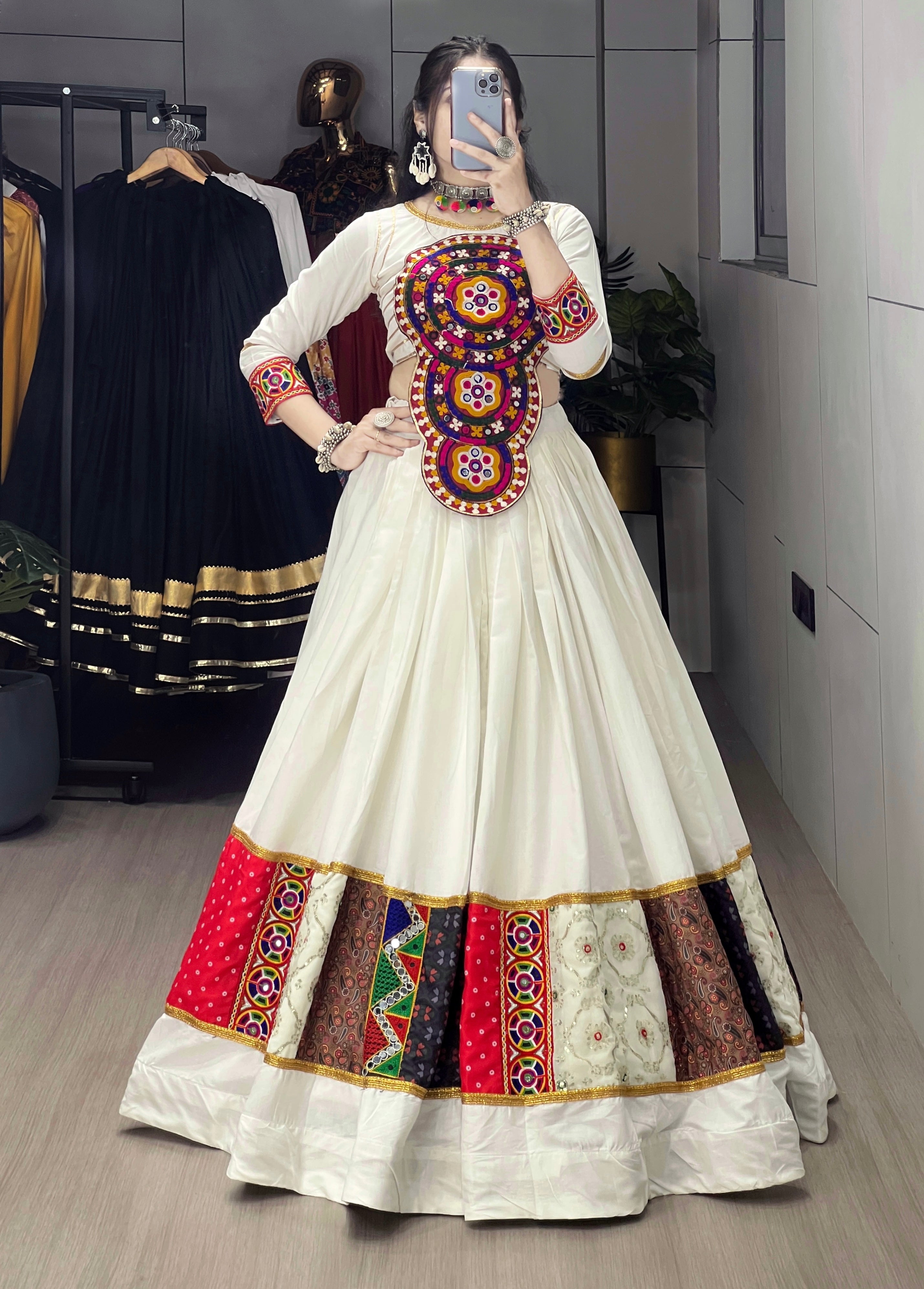 Navratri Elegance Pure Cotton Chaniya Choli