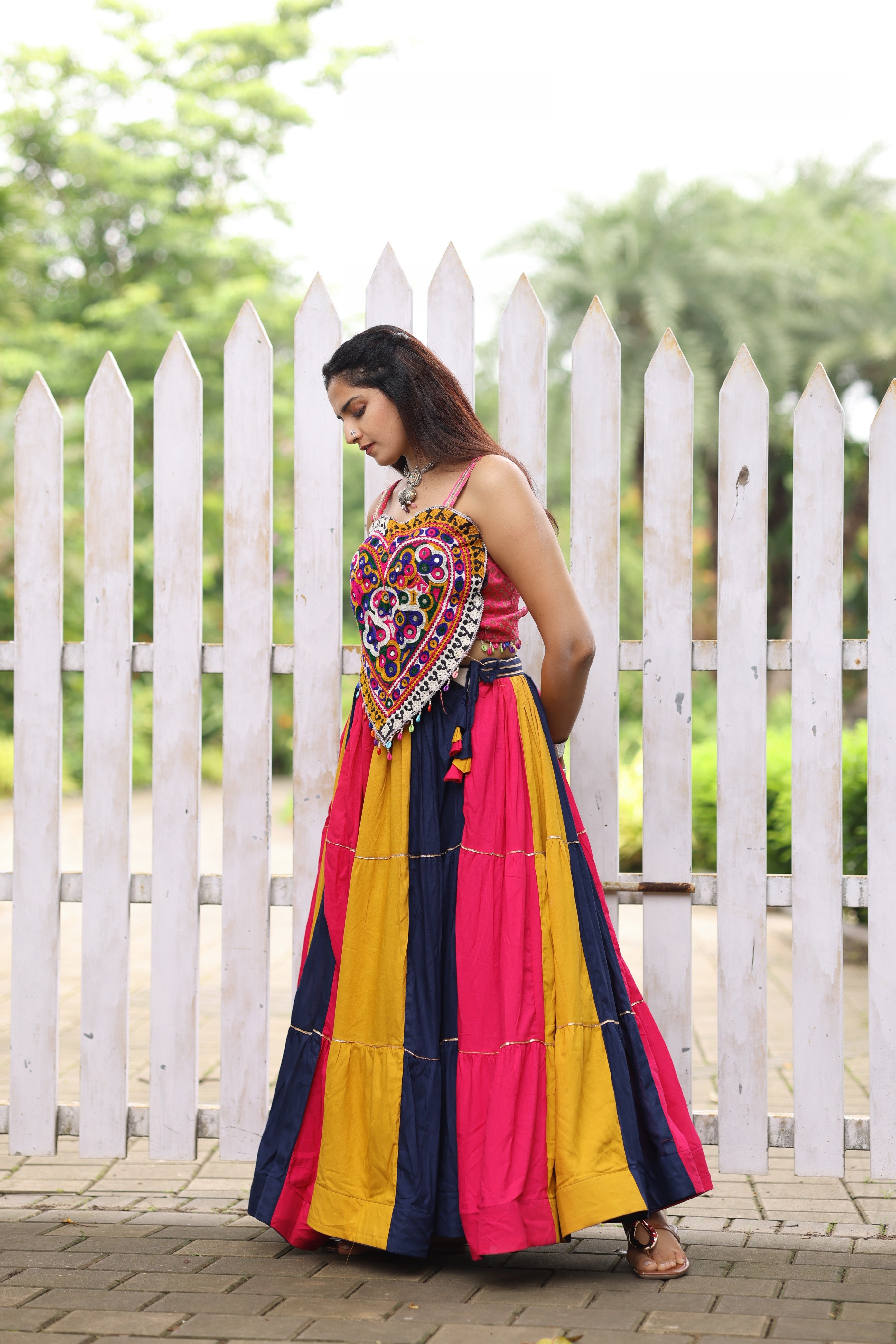 Trendy Lehengas for Navratri With Fancy Blouse