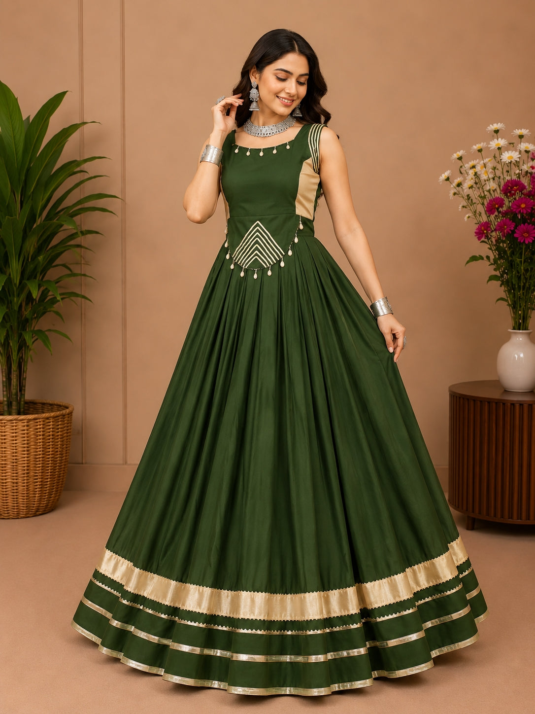 Festival Wear Women Lehenga With Fancy Top