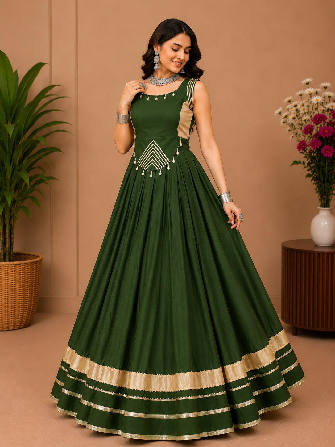 Festival Wear Women Lehenga With Fancy Top