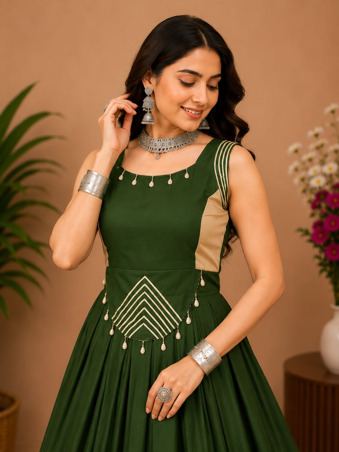 Festival Wear Women Lehenga With Fancy Top