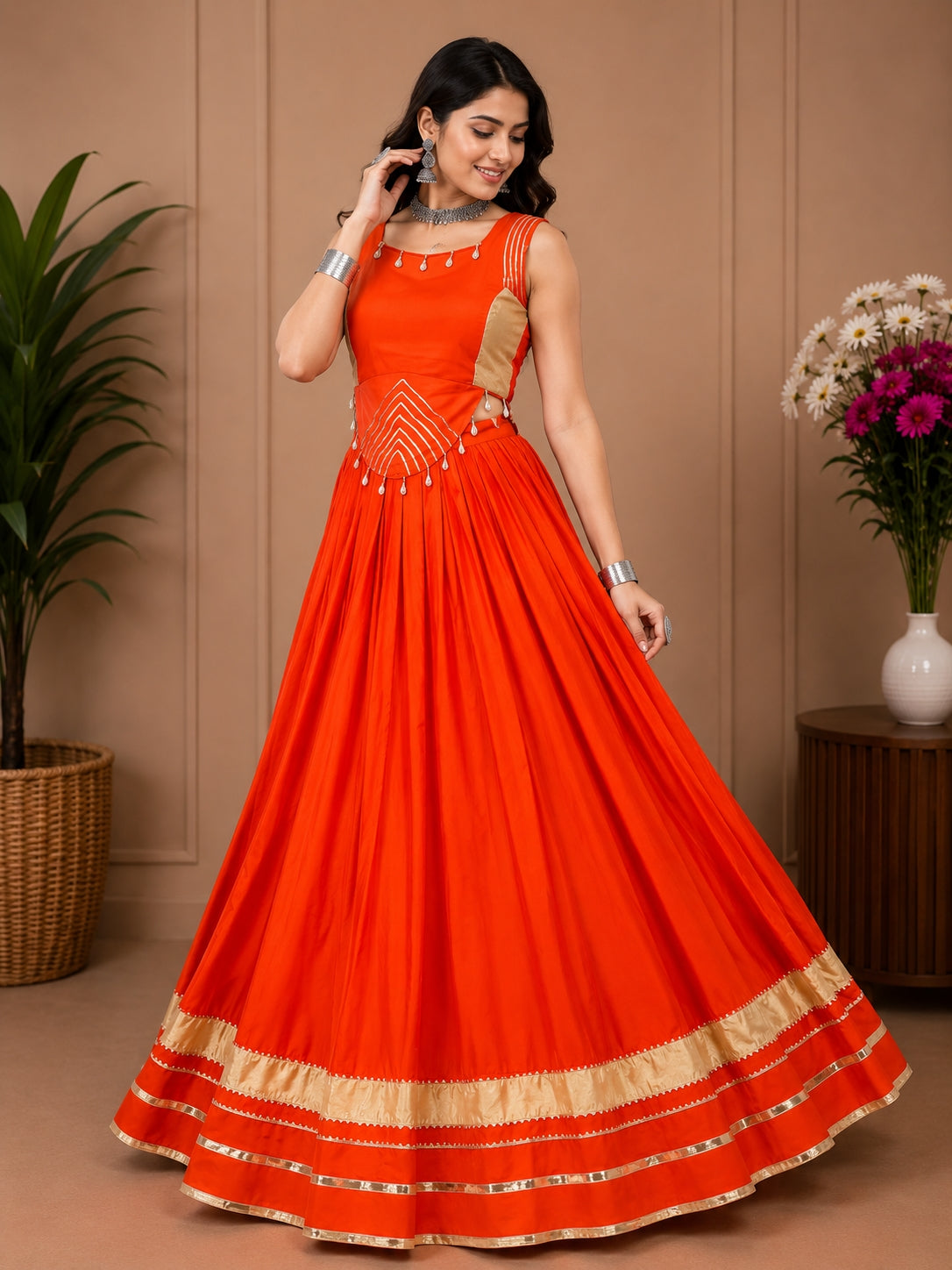 Festival Wear Women Lehenga With Fancy Top