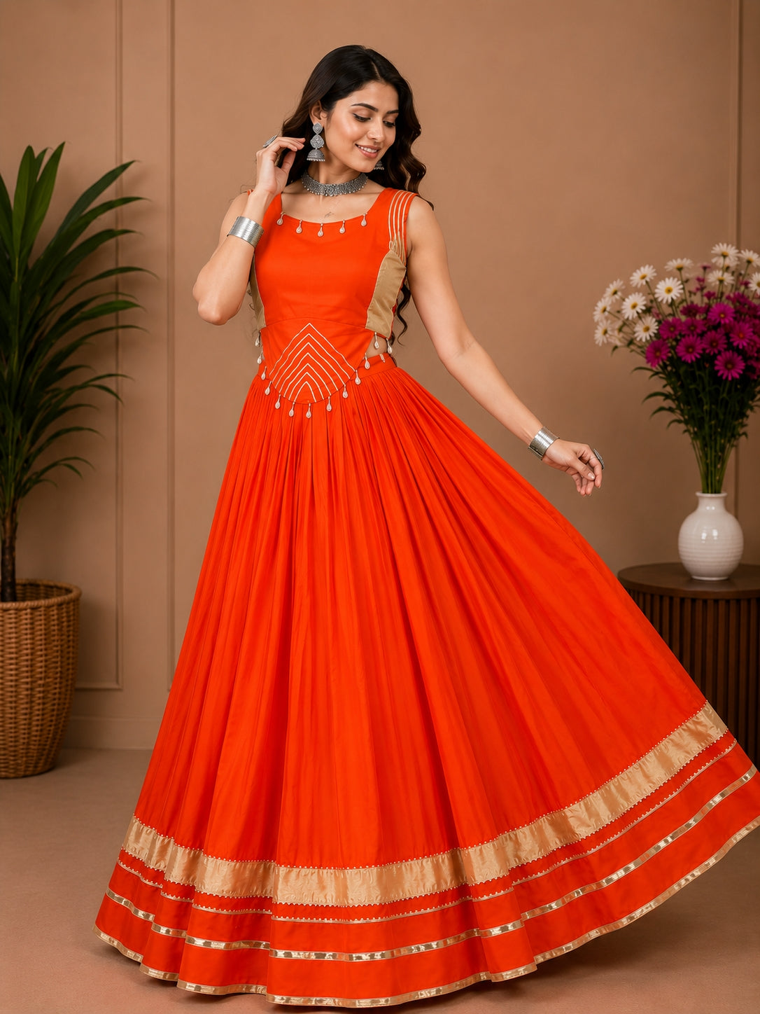 Festival Wear Women Lehenga With Fancy Top