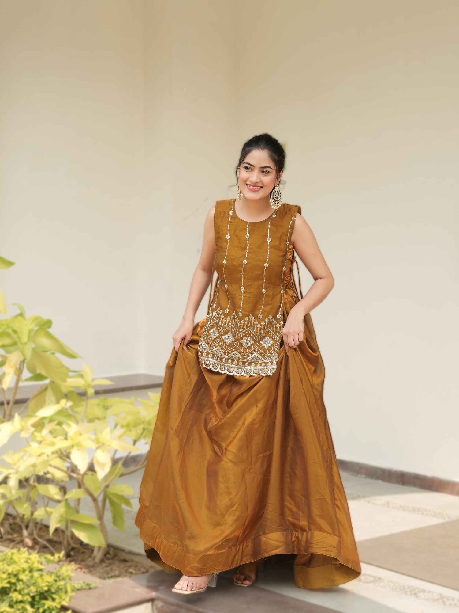 Premium Beads Embroidered jacket-Lehenga Sets