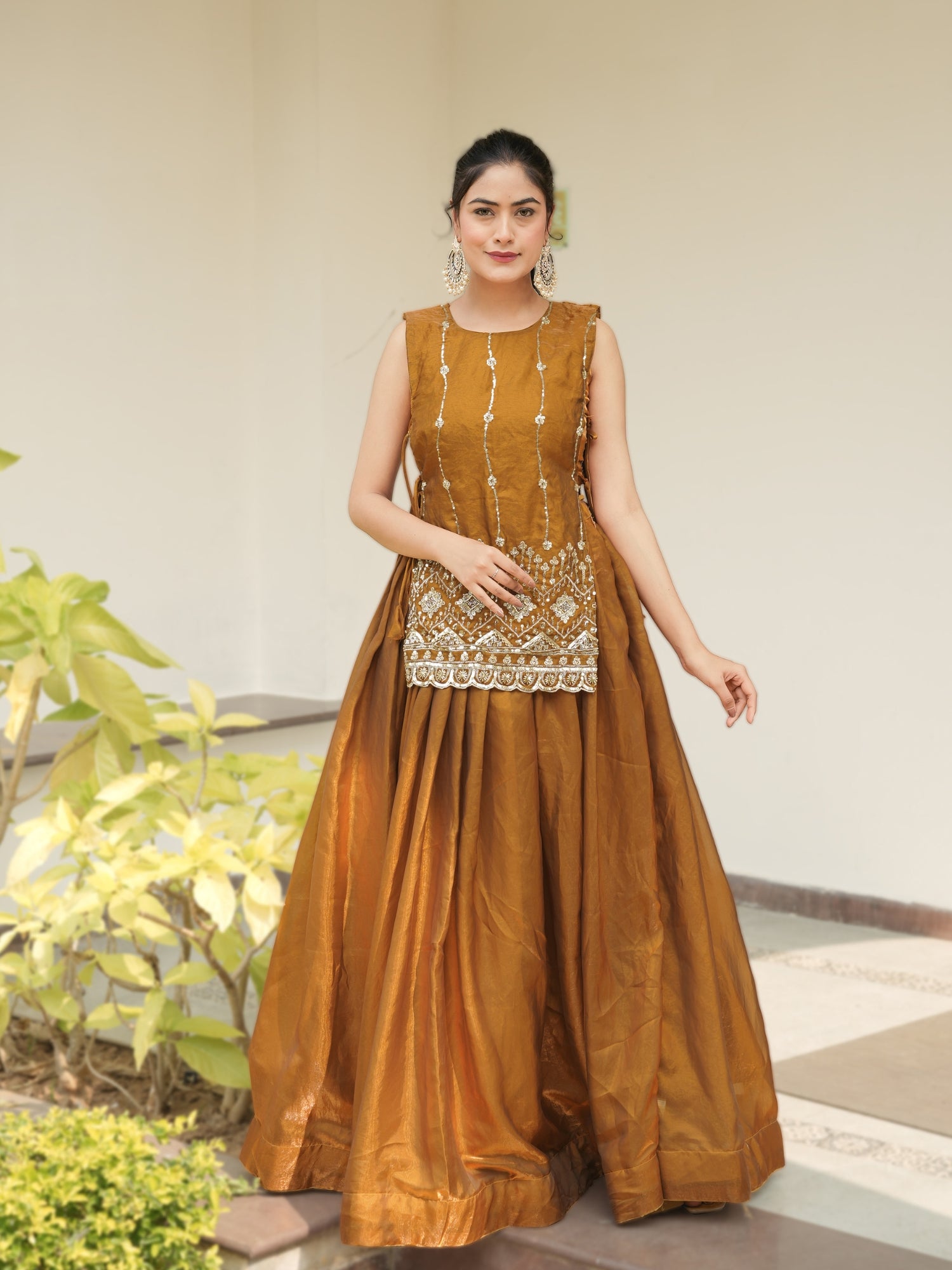 Premium Beads Embroidered jacket-Lehenga Sets