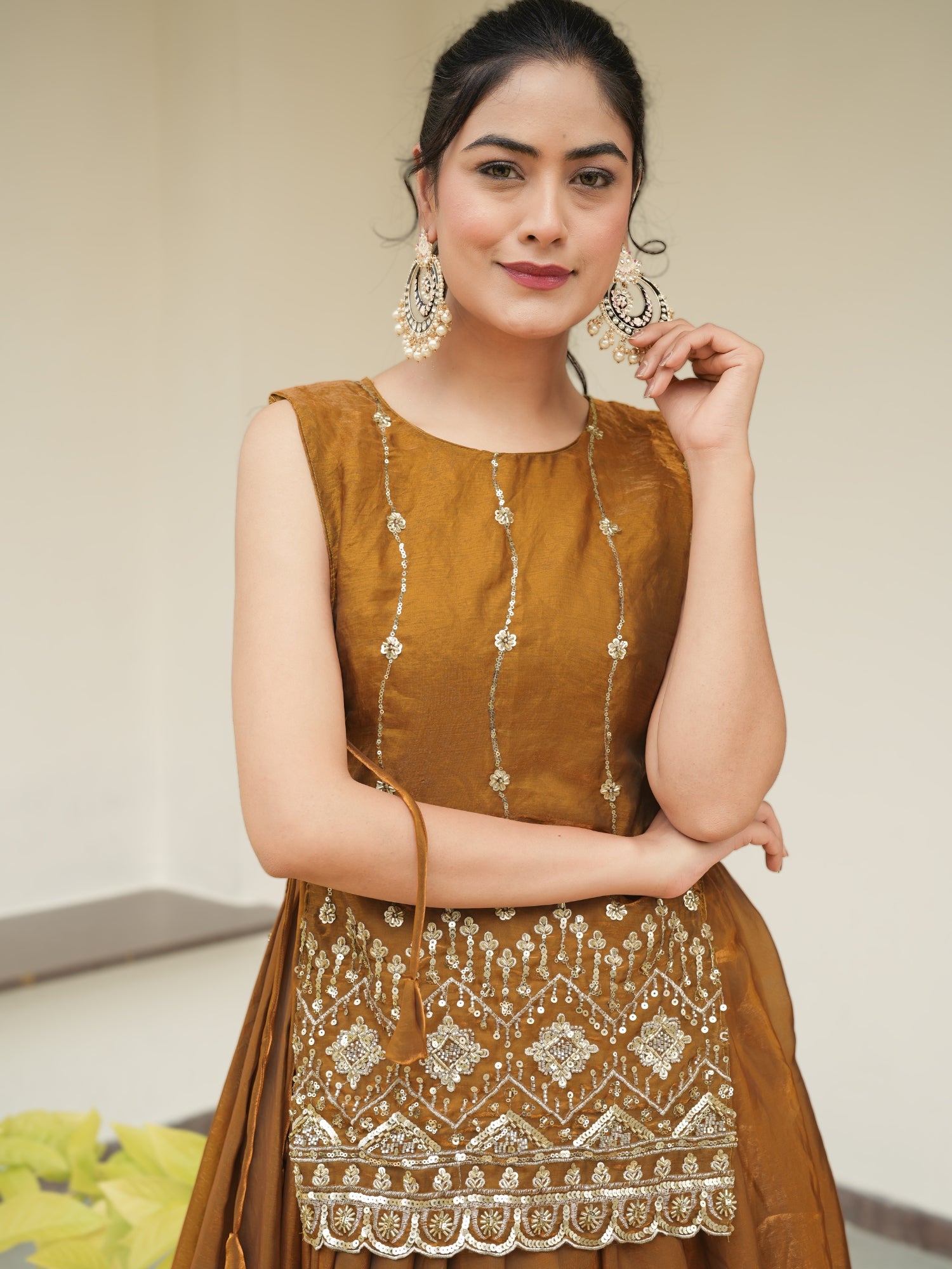 Premium Beads Embroidered jacket-Lehenga Sets