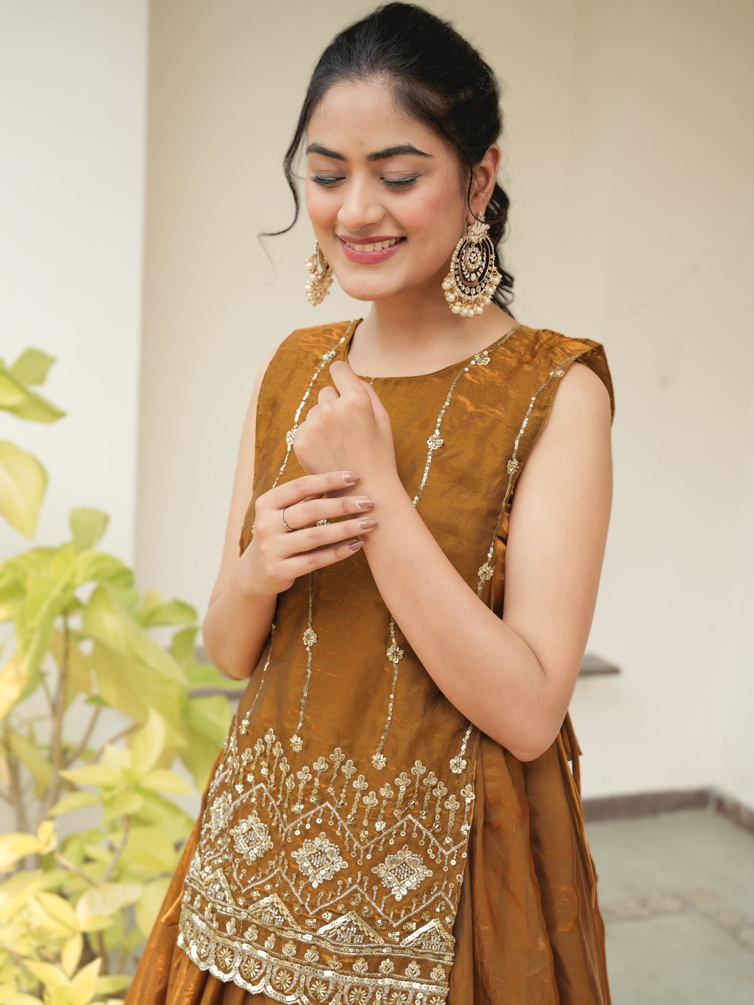 Premium Beads Embroidered jacket-Lehenga Sets