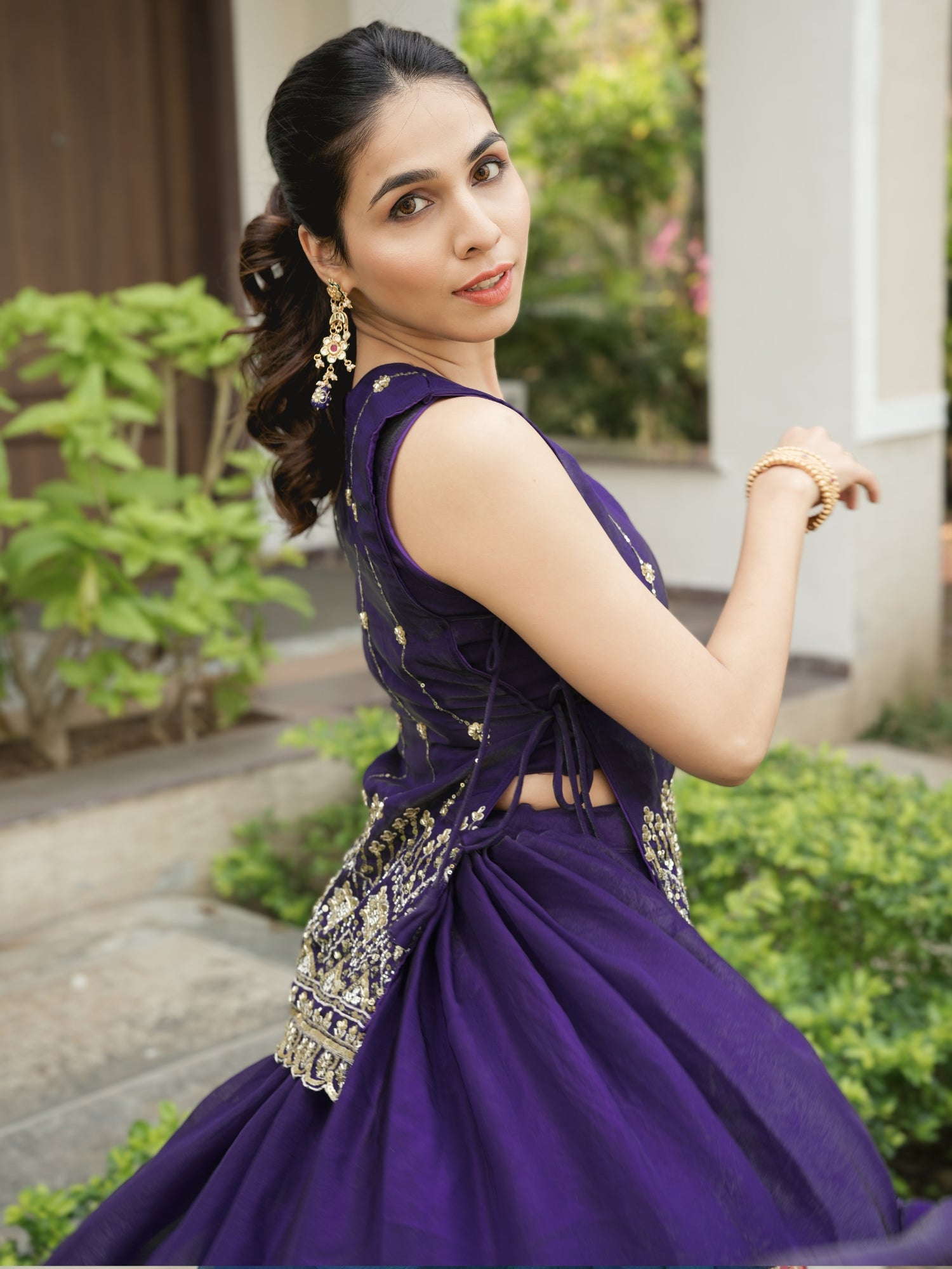 Premium Beads Embroidered jacket-Lehenga Sets