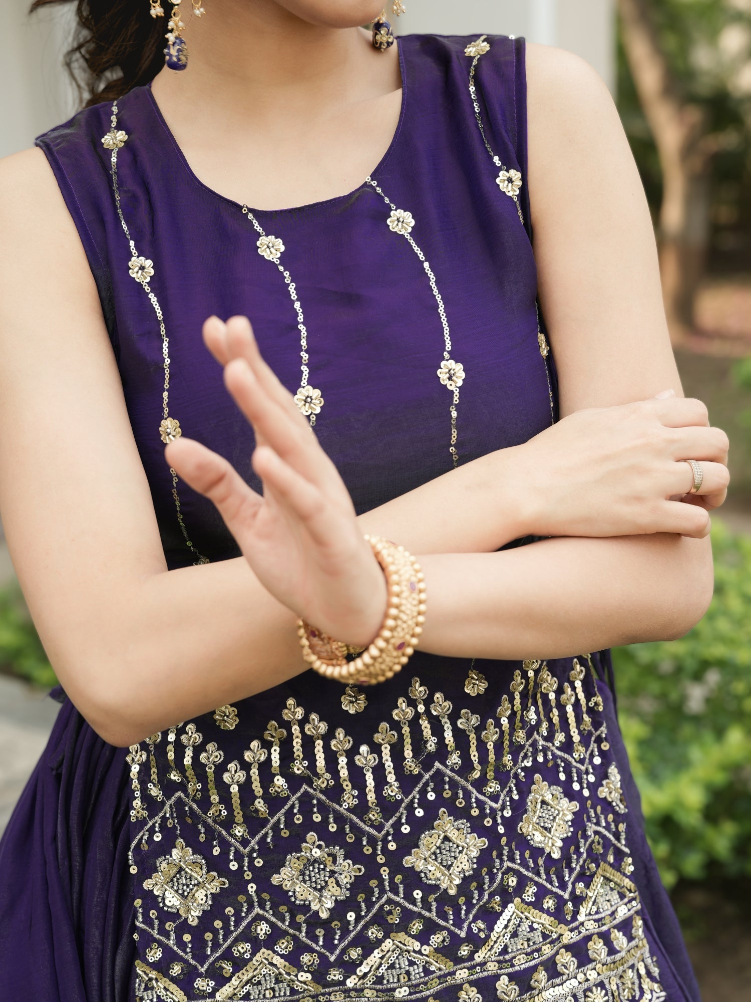 Premium Beads Embroidered jacket-Lehenga Sets