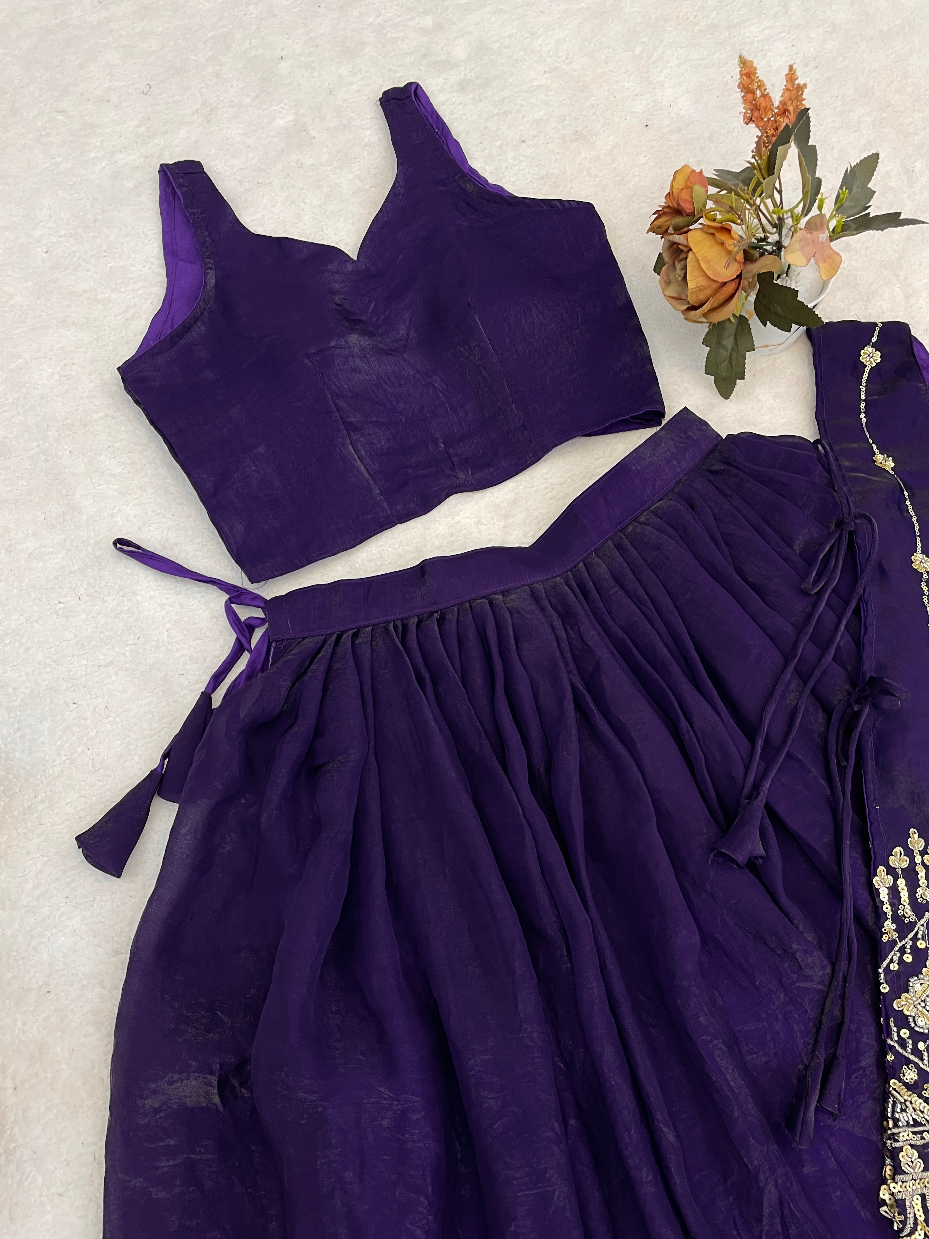 Premium Beads Embroidered jacket-Lehenga Sets