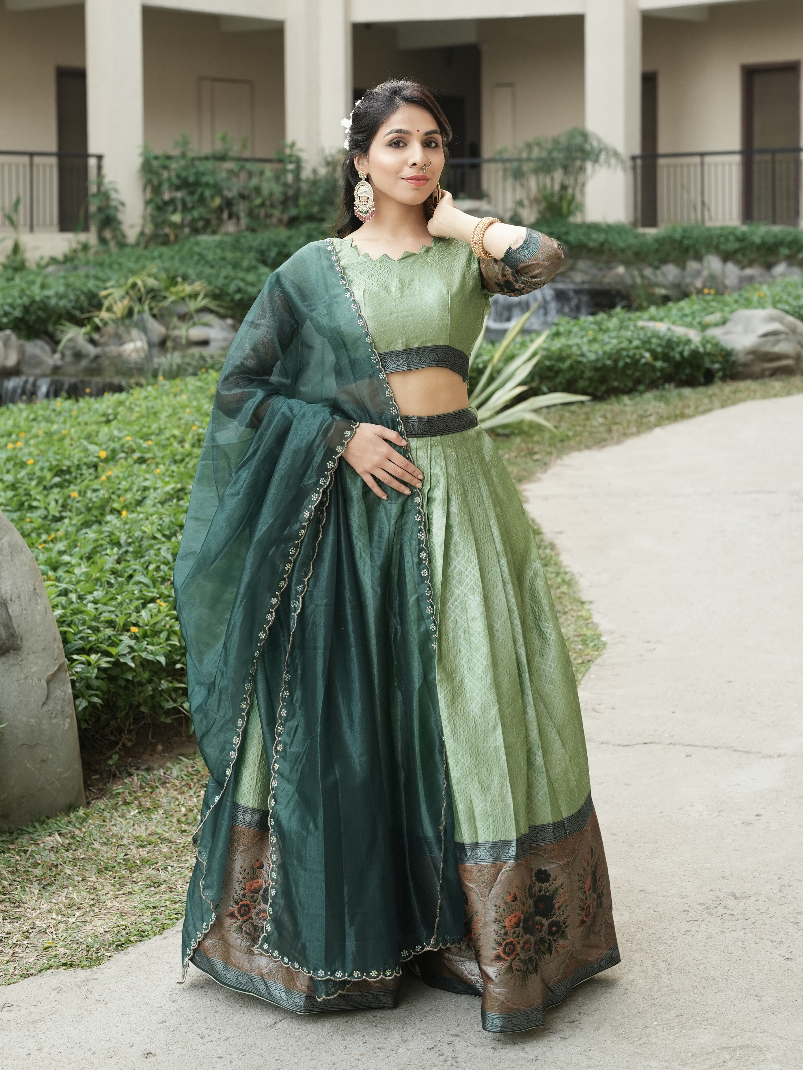 New Arrivals Silk Traditional Lehenga With Unstitched Blouse