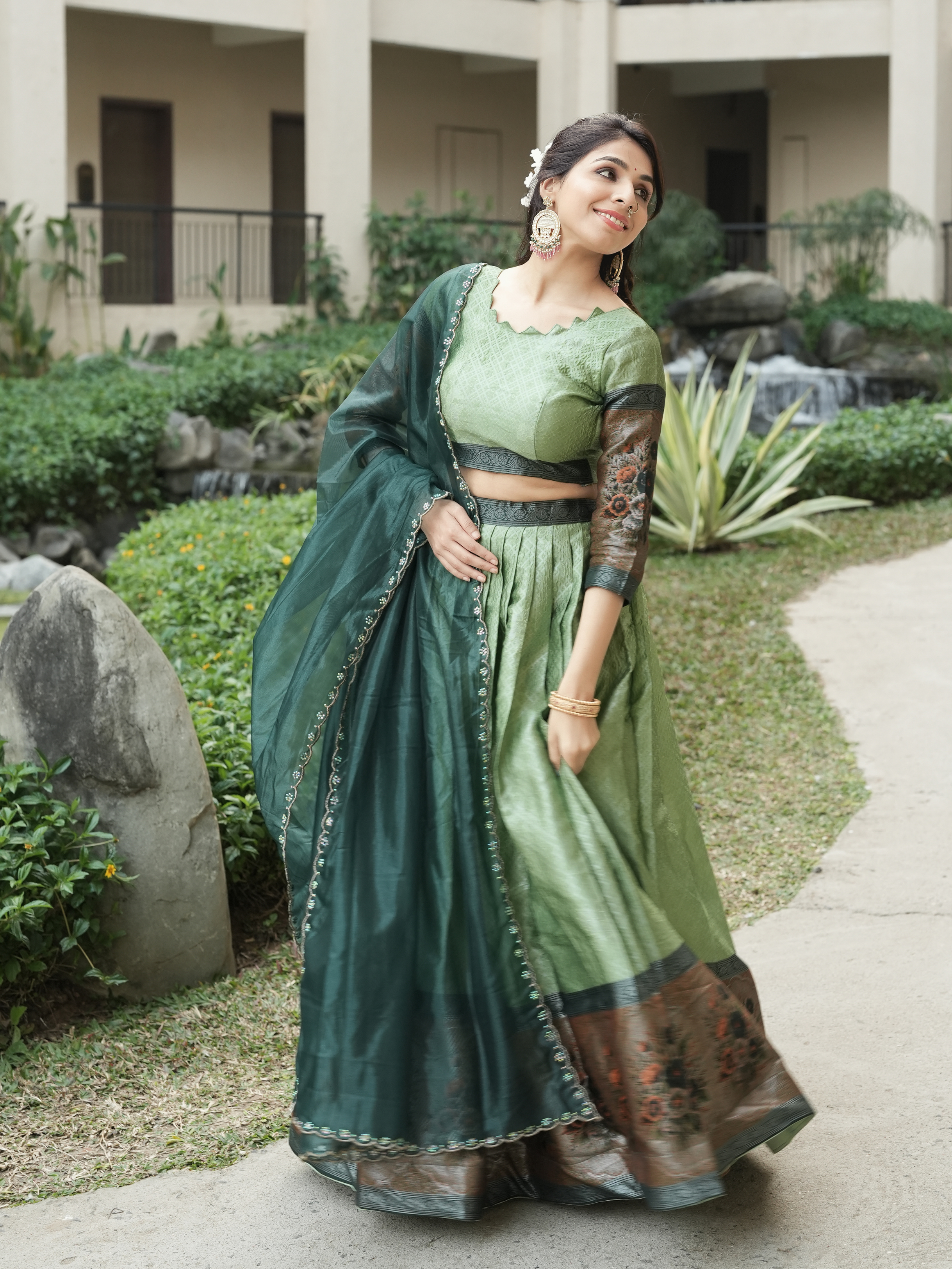 New Arrivals Silk Traditional Lehenga With Unstitched Blouse