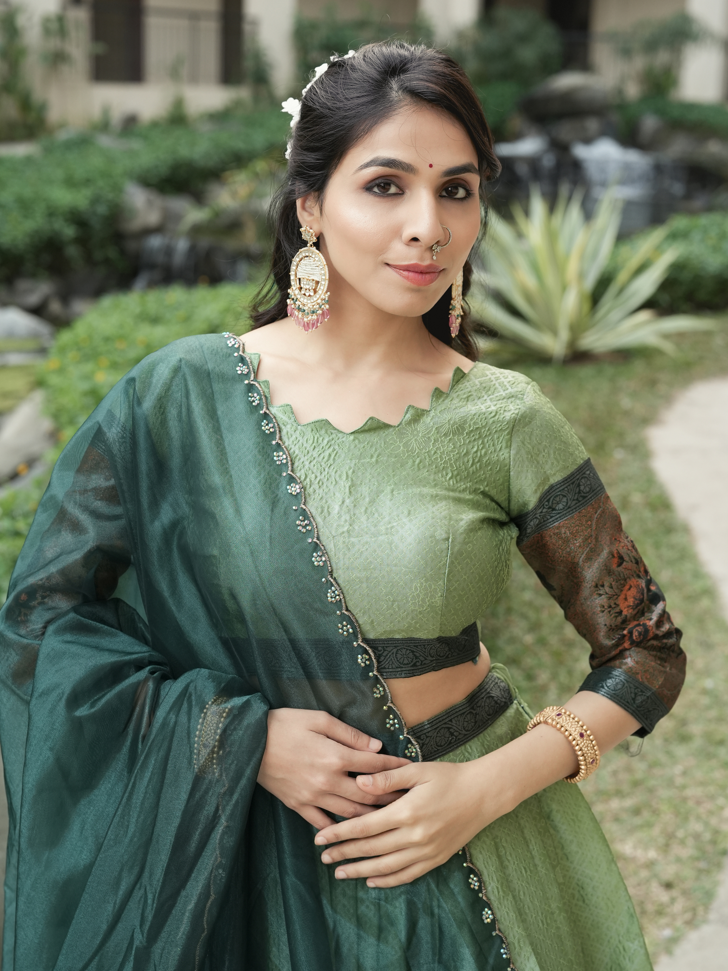 New Arrivals Silk Traditional Lehenga With Unstitched Blouse