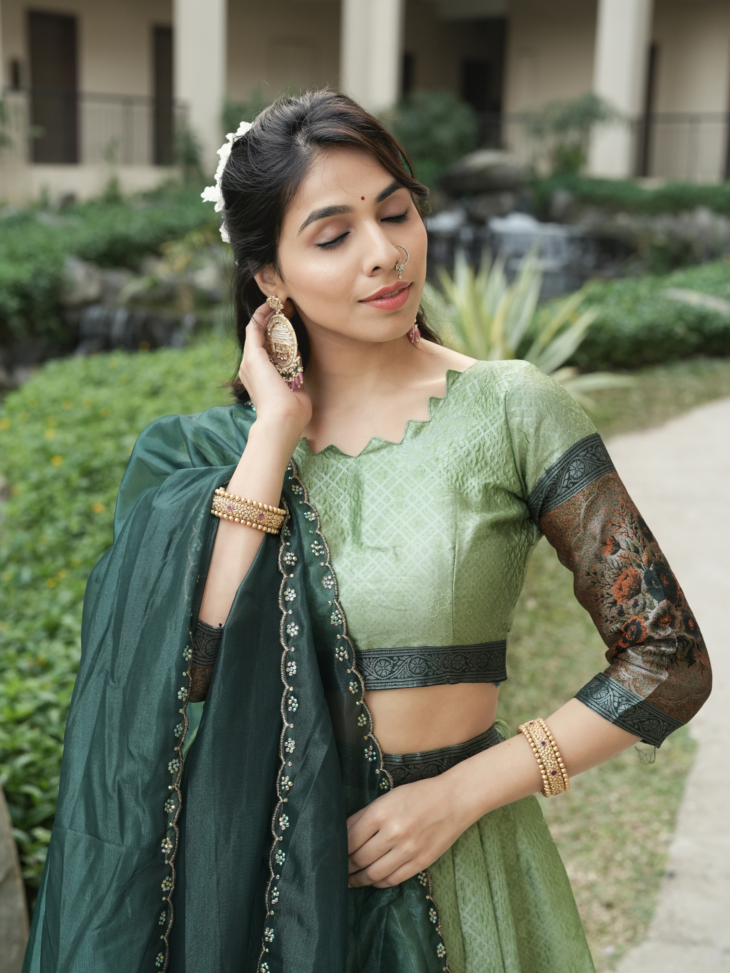 New Arrivals Silk Traditional Lehenga With Unstitched Blouse