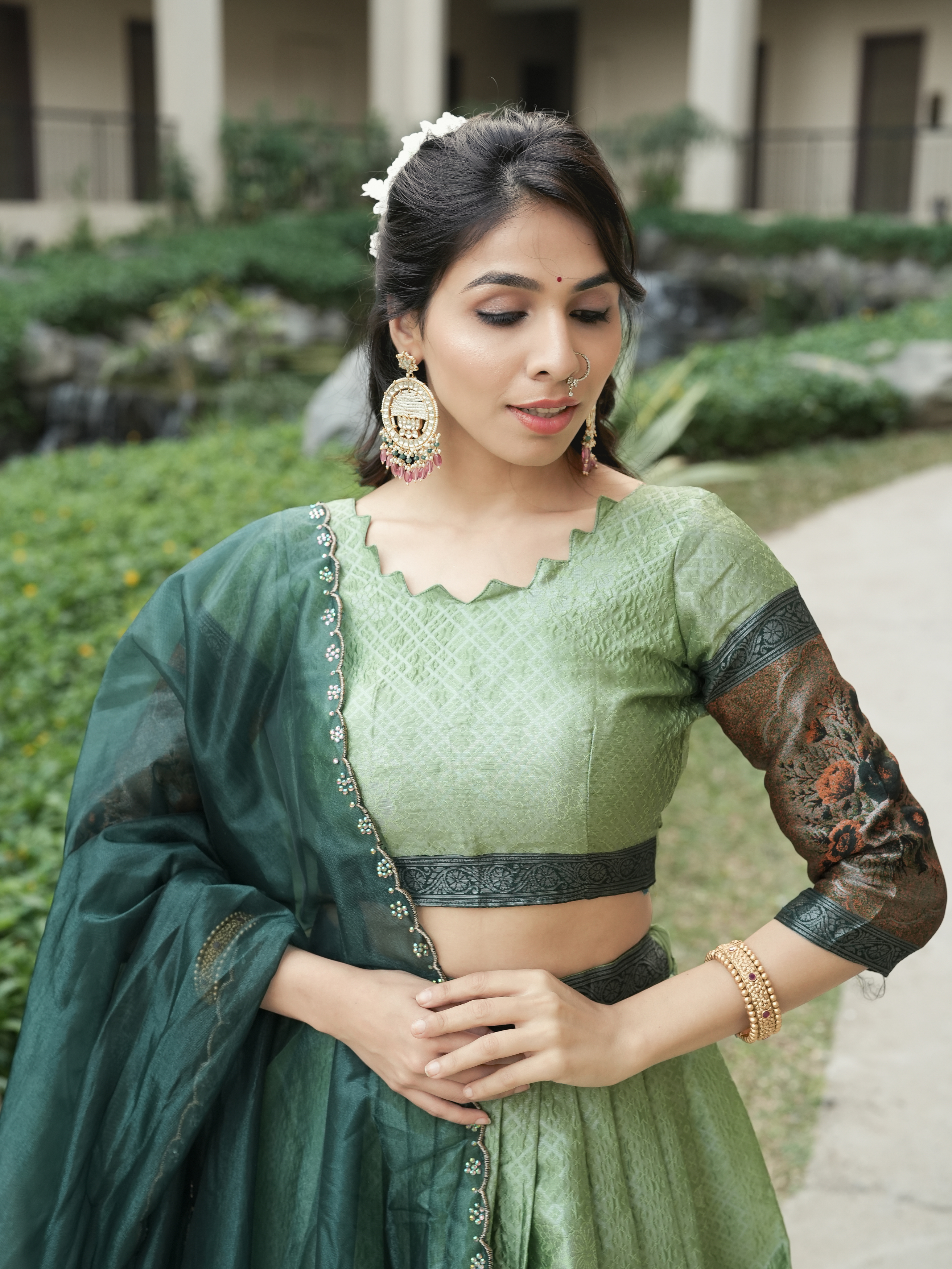 New Arrivals Silk Traditional Lehenga With Unstitched Blouse