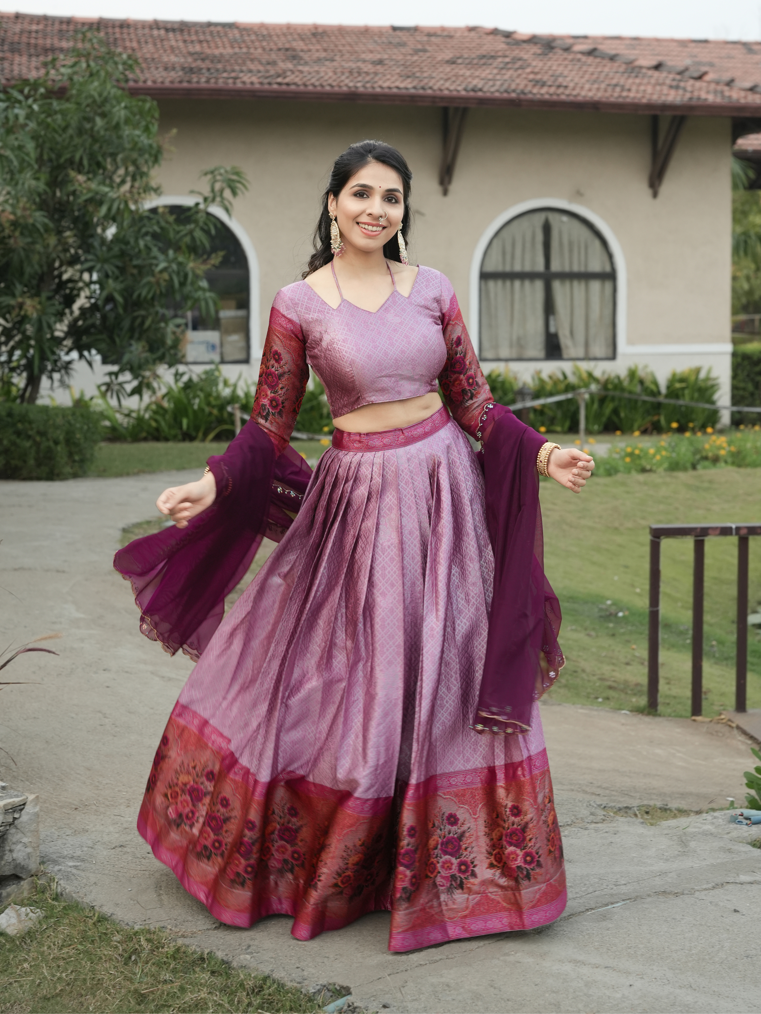 New Arrivals Silk Traditional Lehenga With Unstitched Blouse