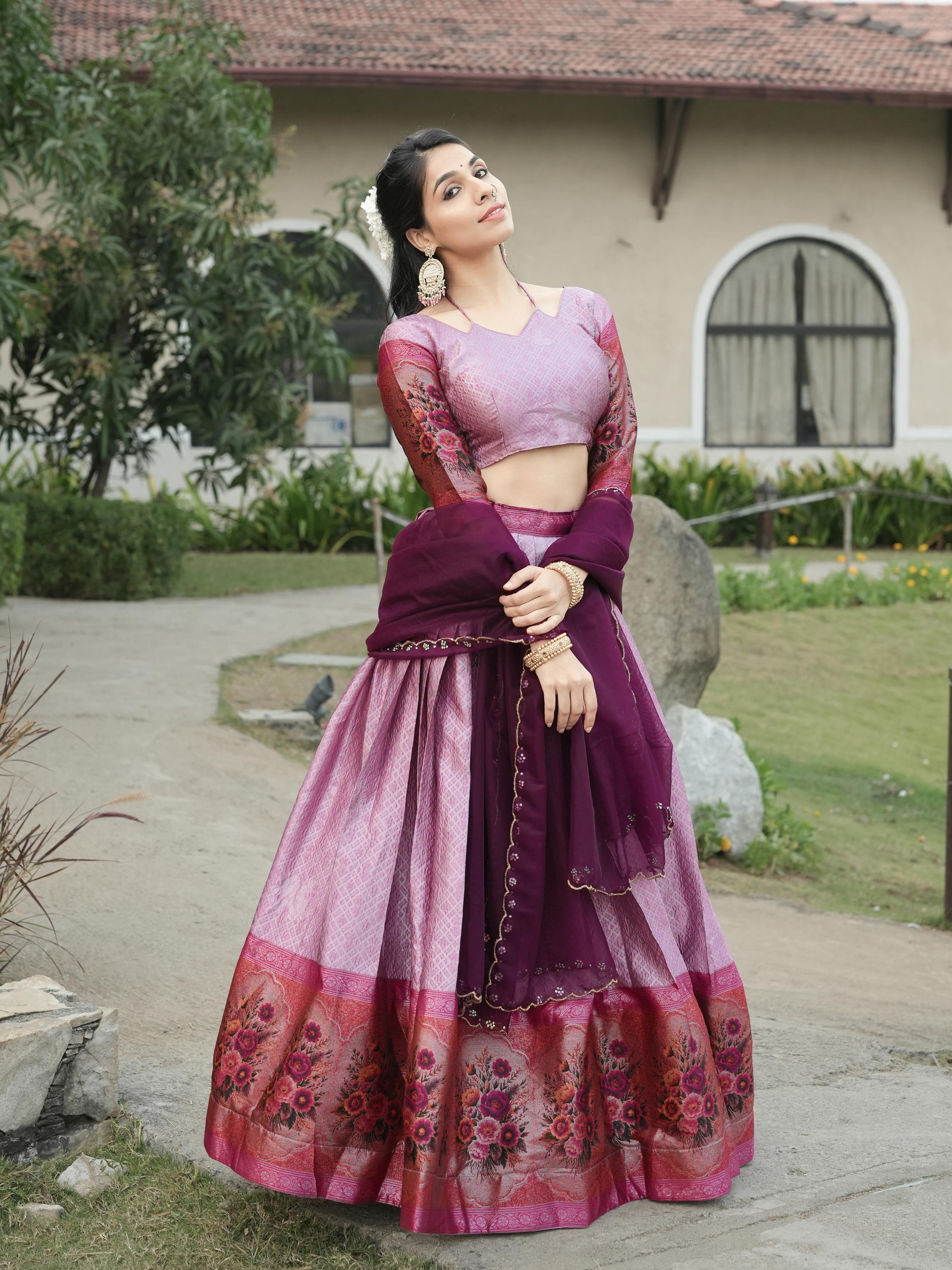New Arrivals Silk Traditional Lehenga With Unstitched Blouse