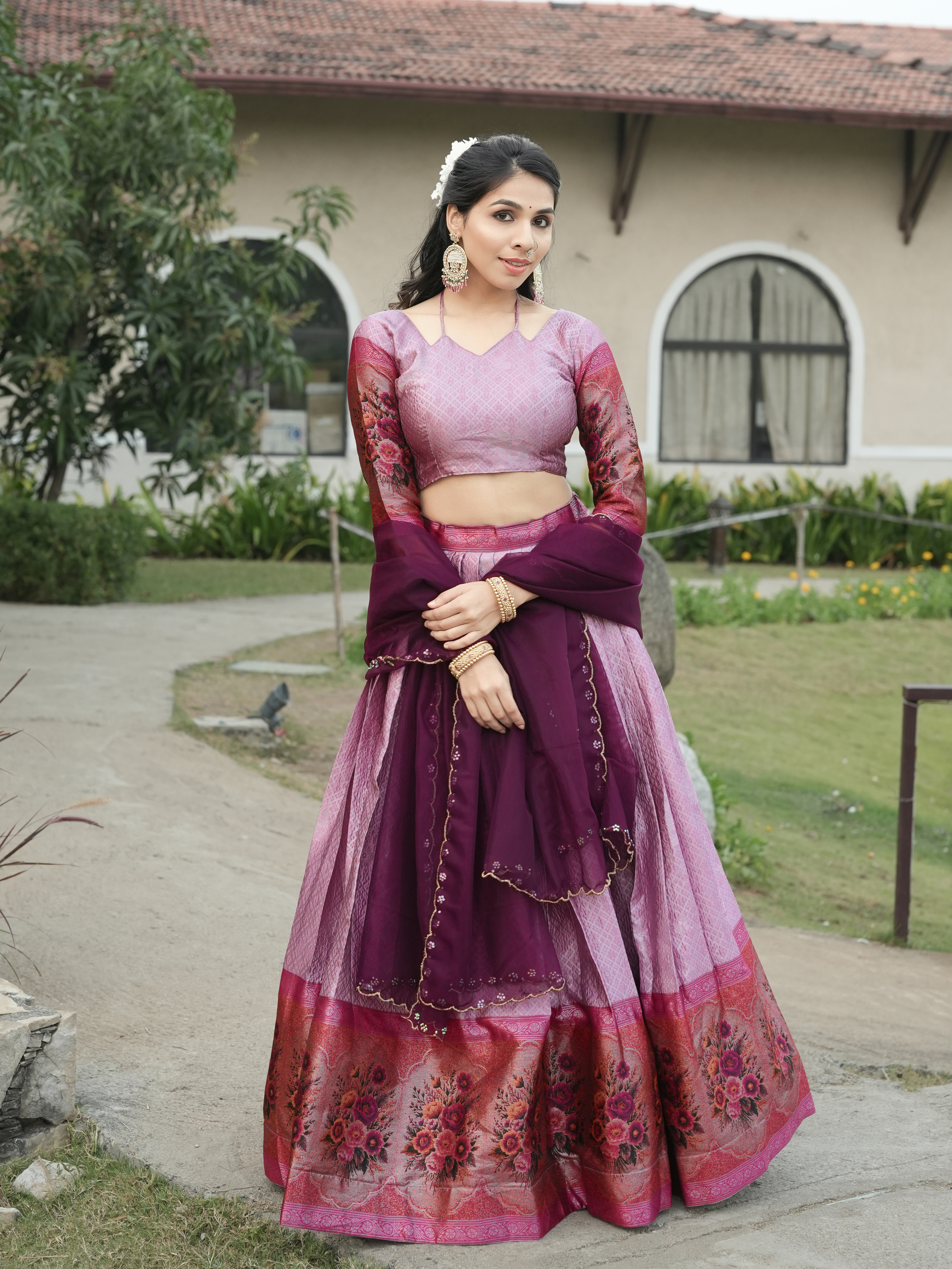 New Arrivals Silk Traditional Lehenga With Unstitched Blouse