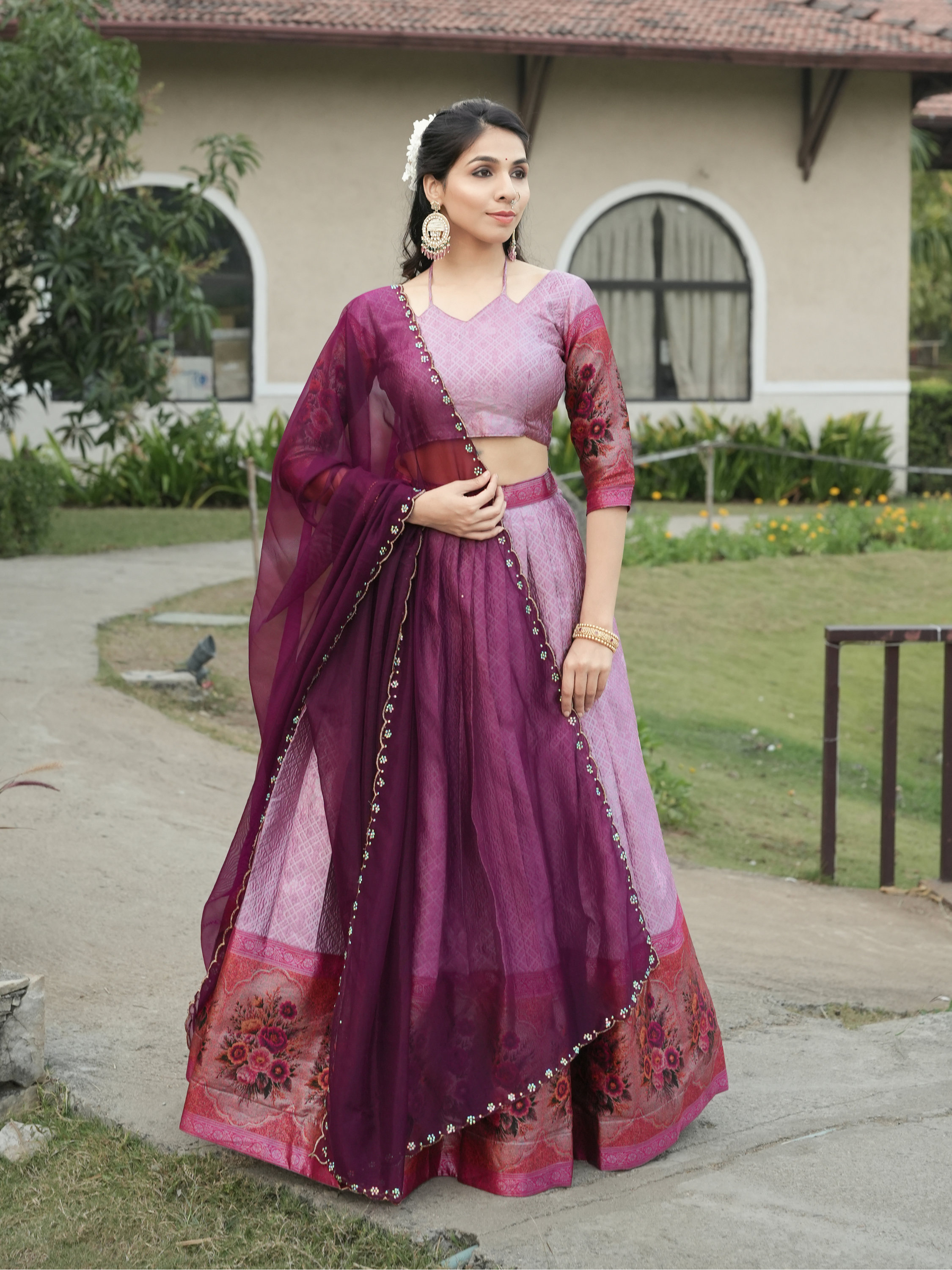 New Arrivals Silk Traditional Lehenga With Unstitched Blouse