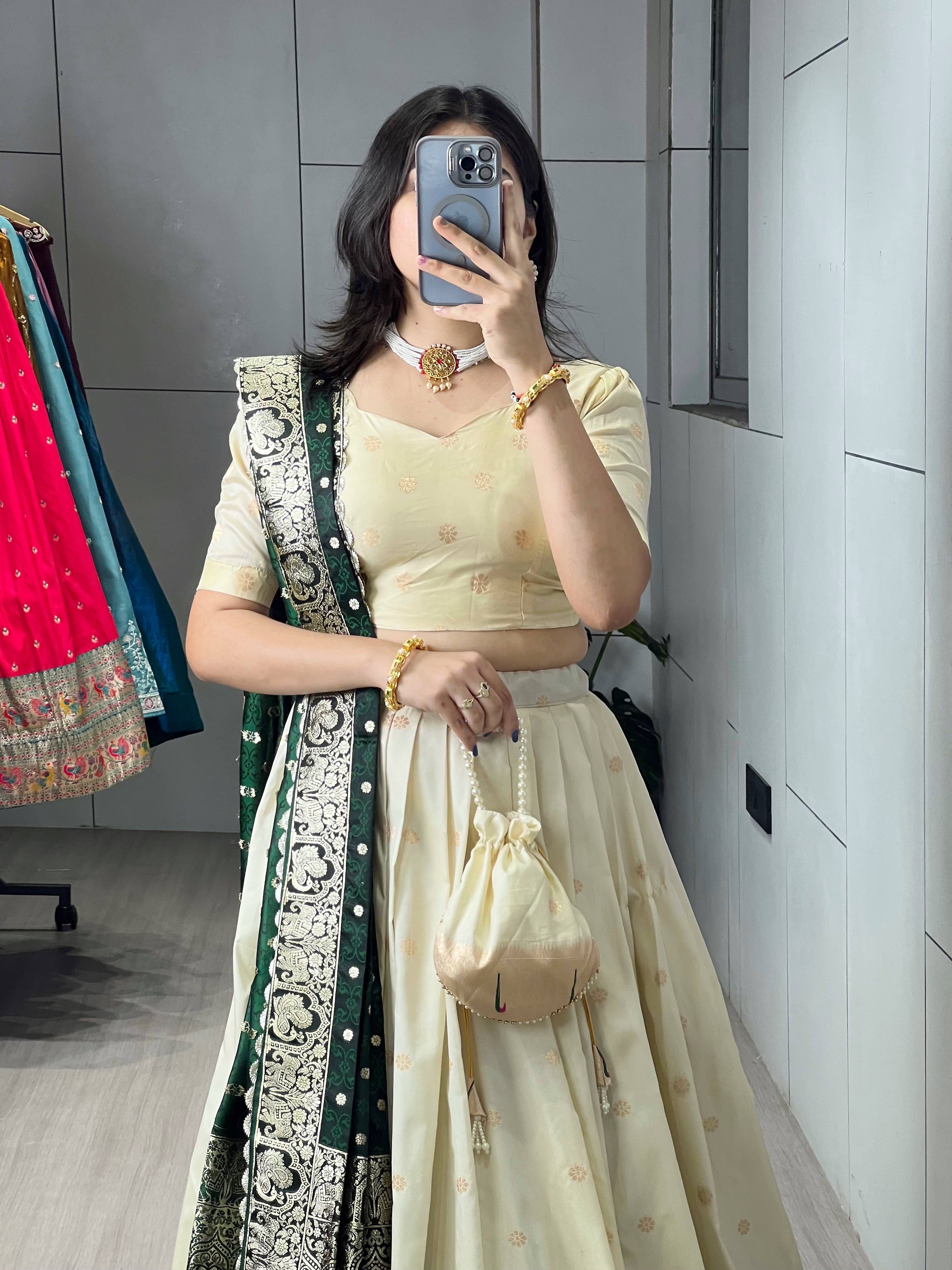 Presenting Letest Paithani Silk Lehenga Choli Sets