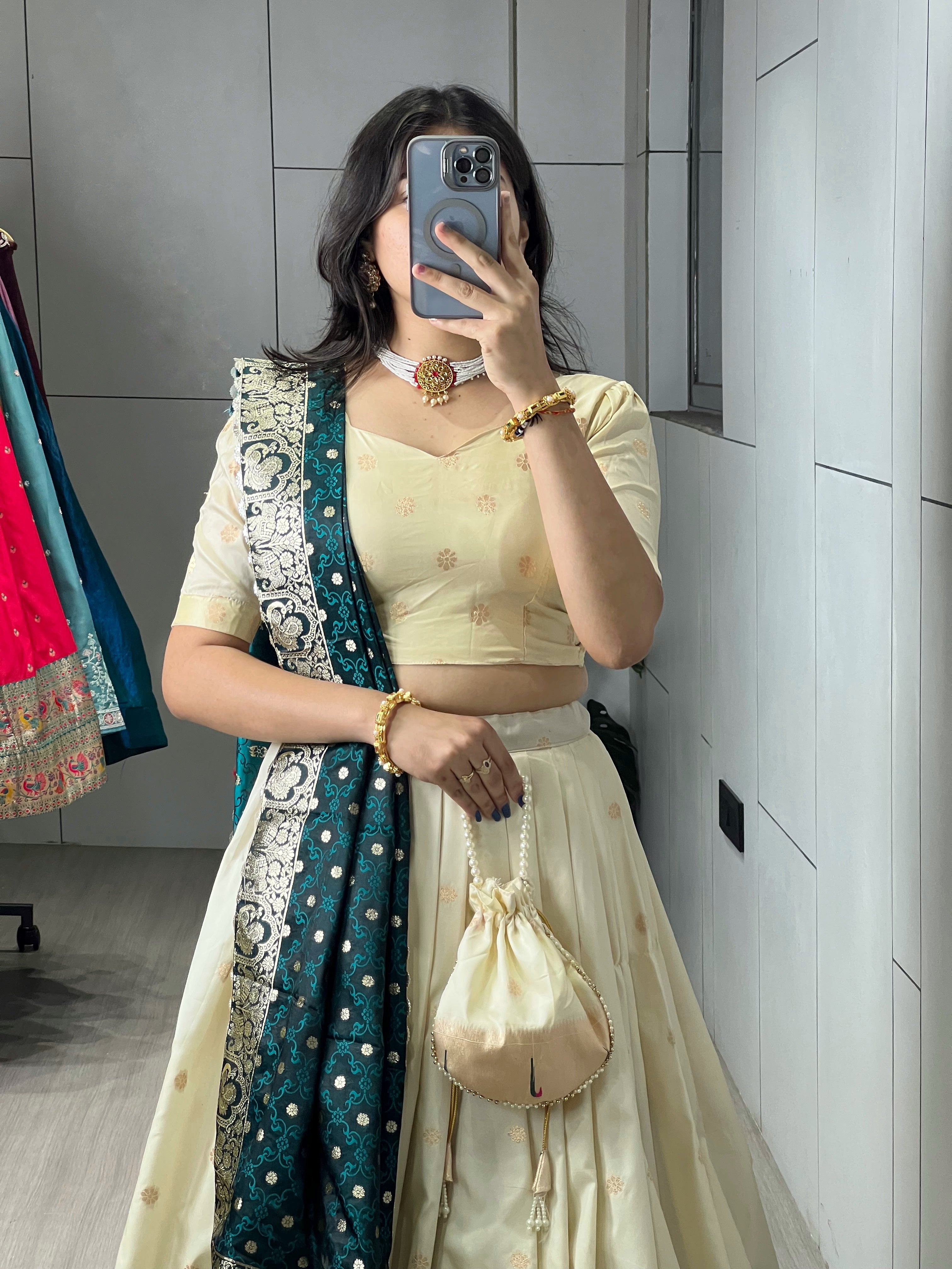Presenting Letest Paithani Silk Lehenga Choli Sets