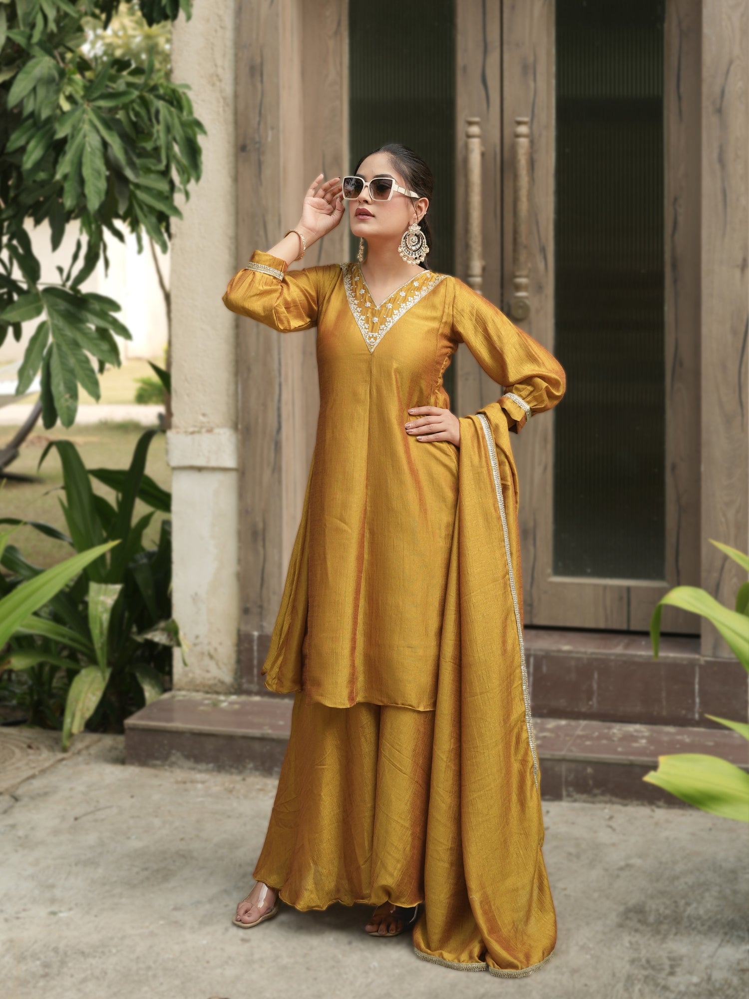 Women Latest Kurta Plazoo Sets With Dupatta