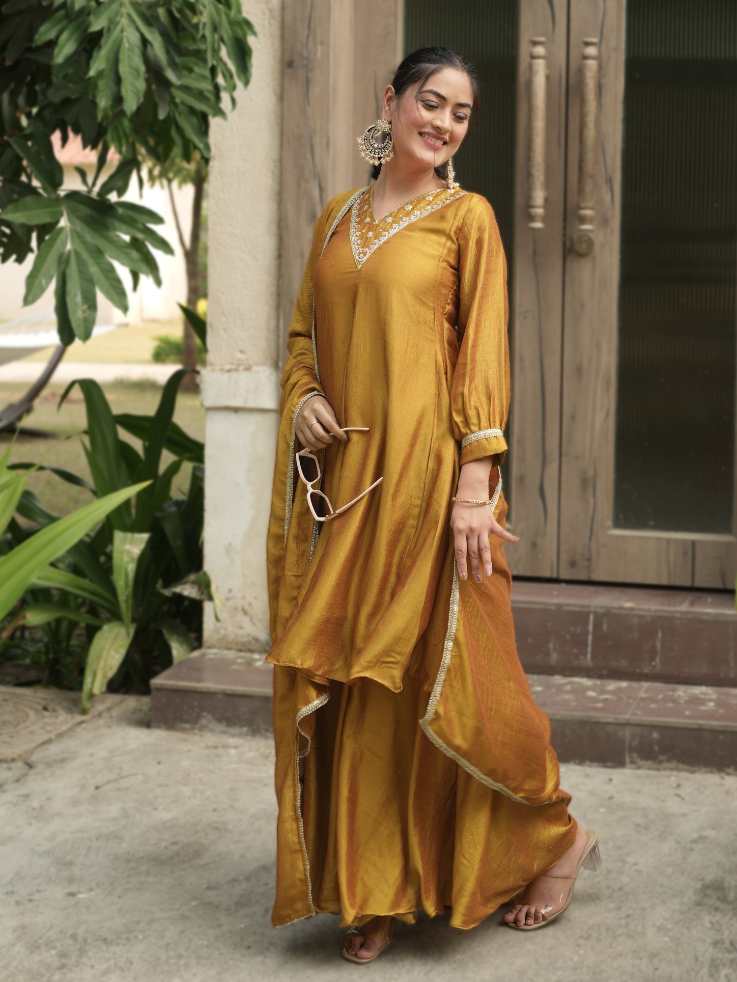 Women Latest Kurta Plazoo Sets With Dupatta