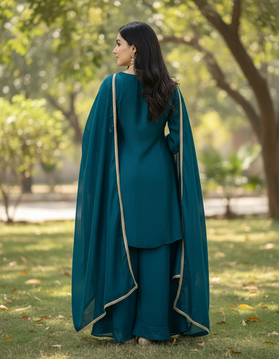 Women Latest Kurta Plazo Sets With Dupatta