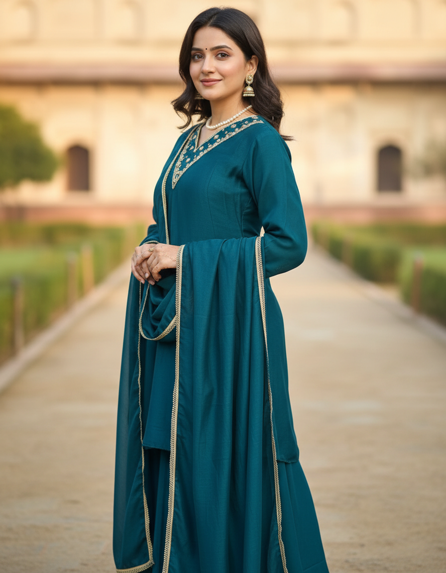 Women Latest Kurta Plazo Sets With Dupatta
