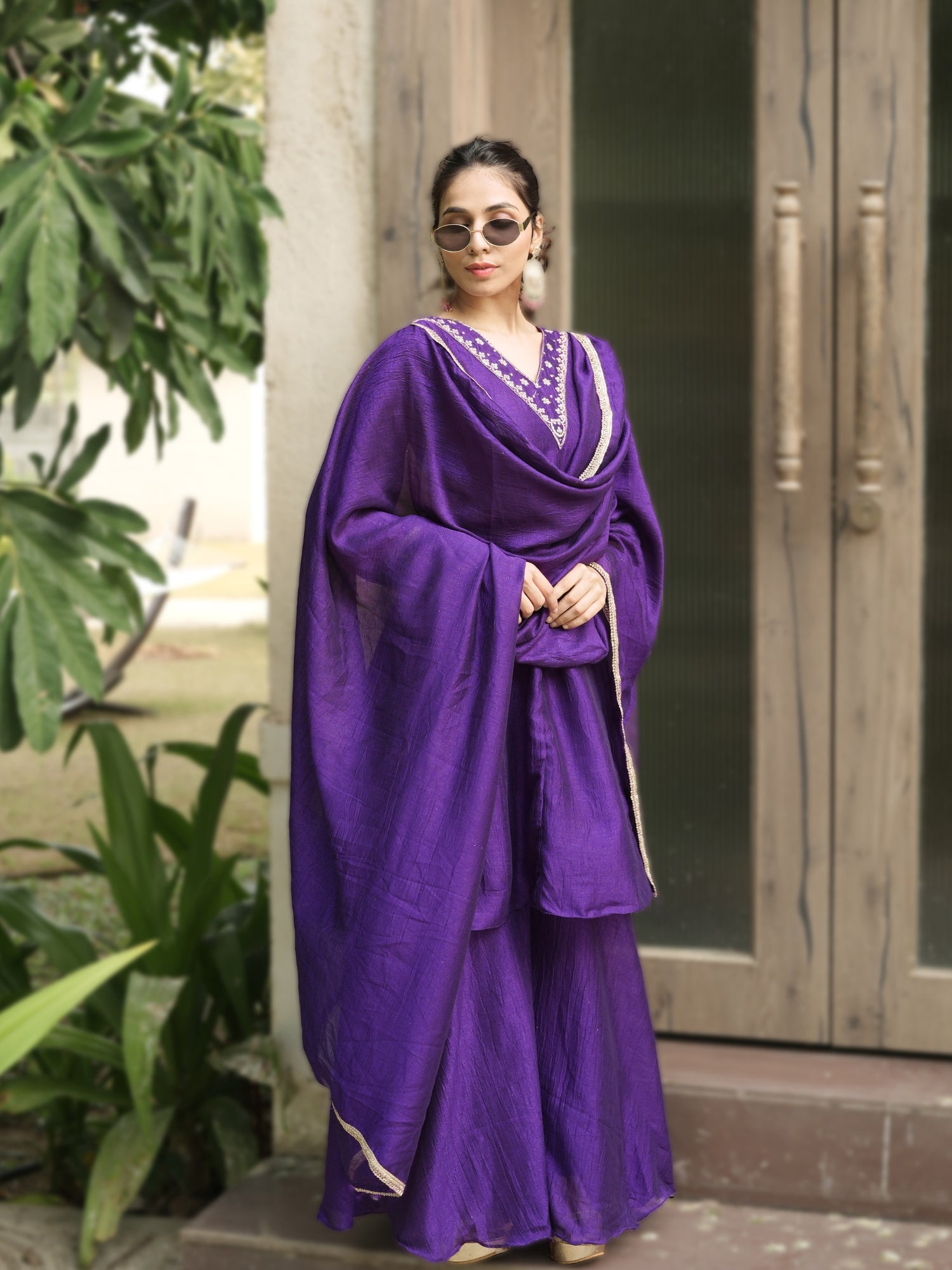 Women Latest Kurta Plazoo Sets With Dupatta