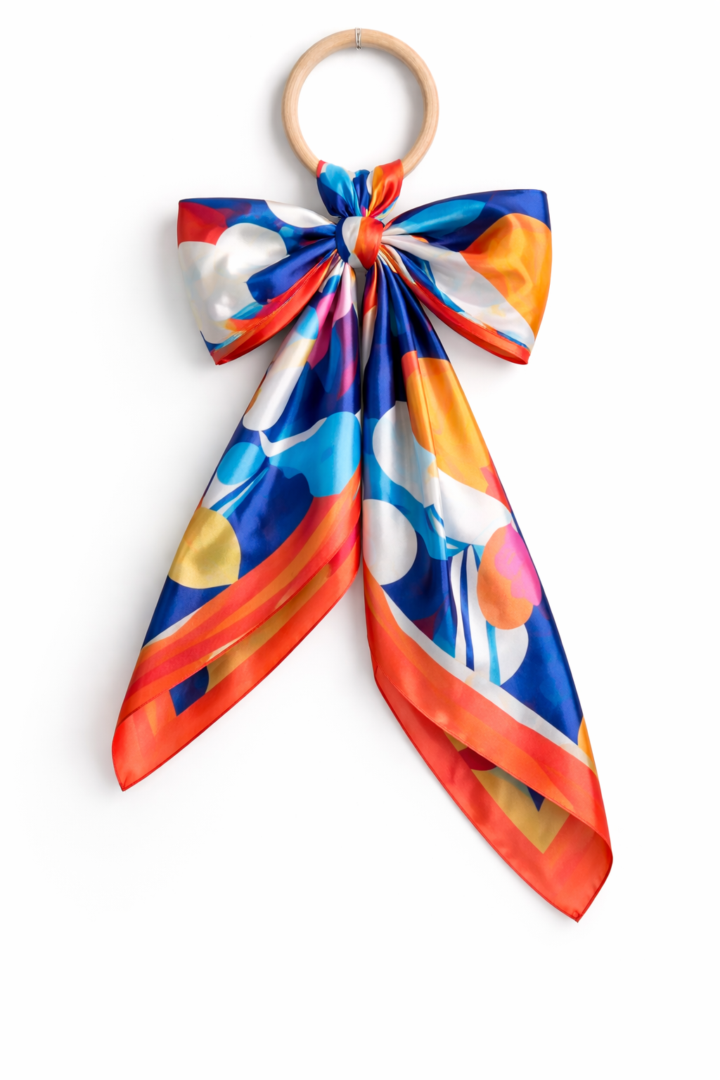 Women Printed Satin Scarf