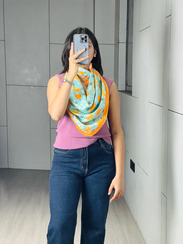 Fancy Scarves Allover Fruit Printed